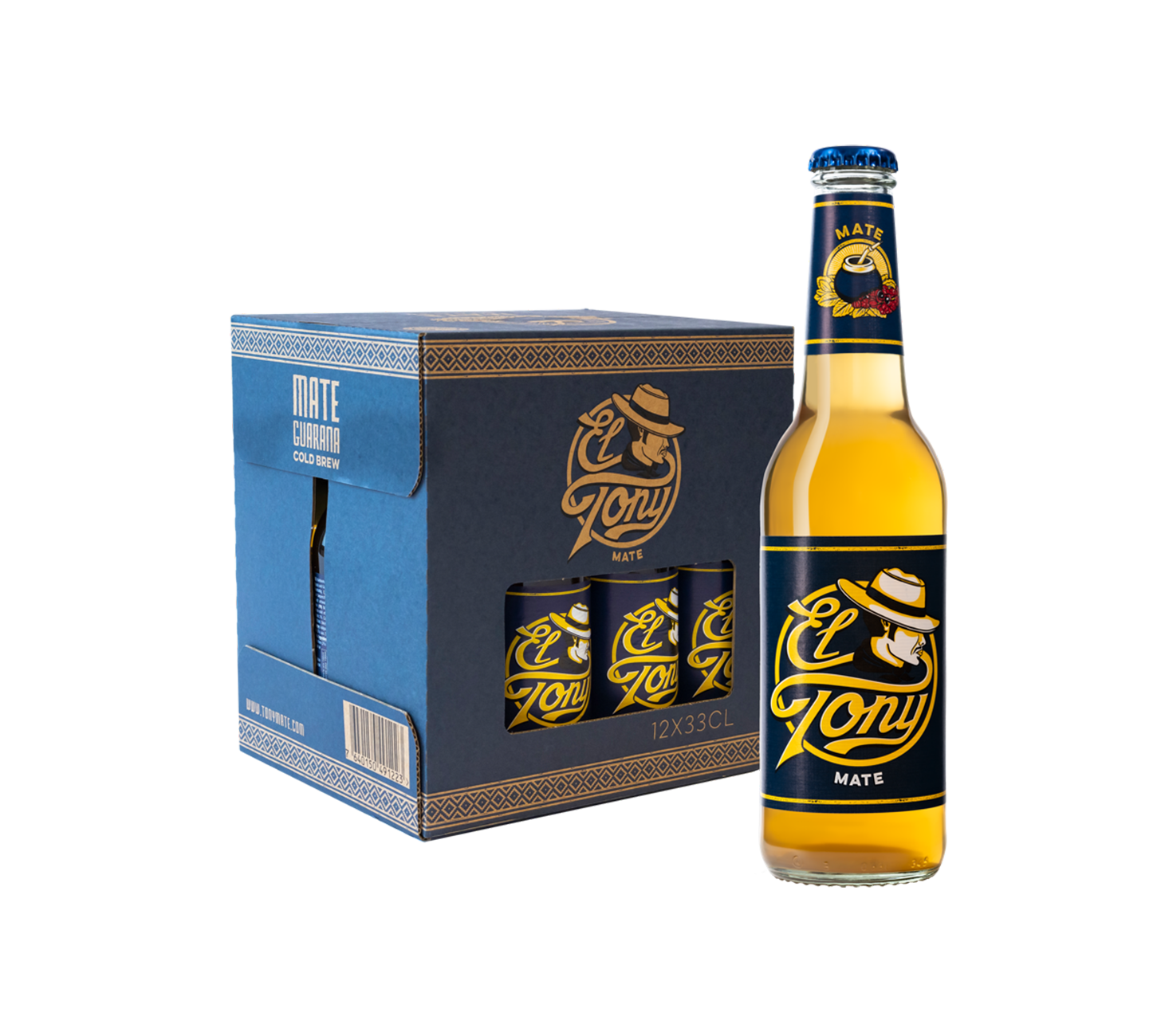 DE: El Tony Mate Energy Drink – 12x33cl Pack
FR: El Tony Mate Energy Drink – pack de 12 canettes 33cl
IT: El Tony Mate Energy Drink – confezione da 12 lattine 33cl
Keywords: el tony mate 12 pack, energy drink kaufen, feldschloesschen-getraenkeshop