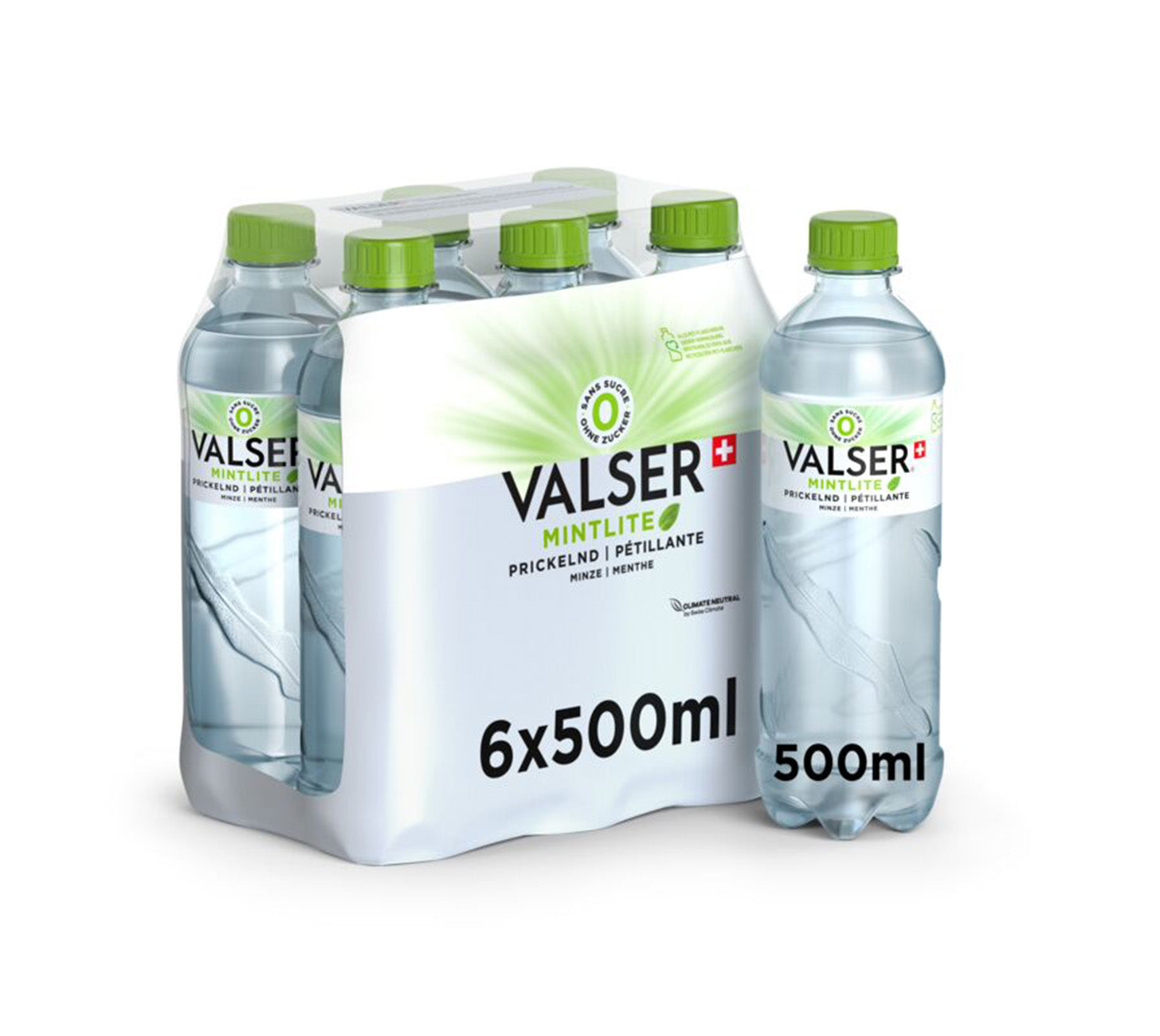 DE: Valser Prickelnd Minze Wasser 50cl 6-Pack – 6 Flaschen spritziges Alpenmineralwasser mit Minzgeschmack, ideale Erfrischung. Keywords: valser, mineralwasser, minze, feldschloesschen-getraenkeshop
FR: Valser Petillant Menthe Eau 50cl 6-Pack – 6 bouteilles d’eau minerale petillante aux Alpes suisses avec gout menthe, rafraichissante. Keywords: valser, eau petillante, menthe, feldschloesschen-getraenkeshop
IT: Valser Frizzante Menta Acqua 50cl 6-Pack – 6 bottiglie di acqua minerale alpina frizzante con gu