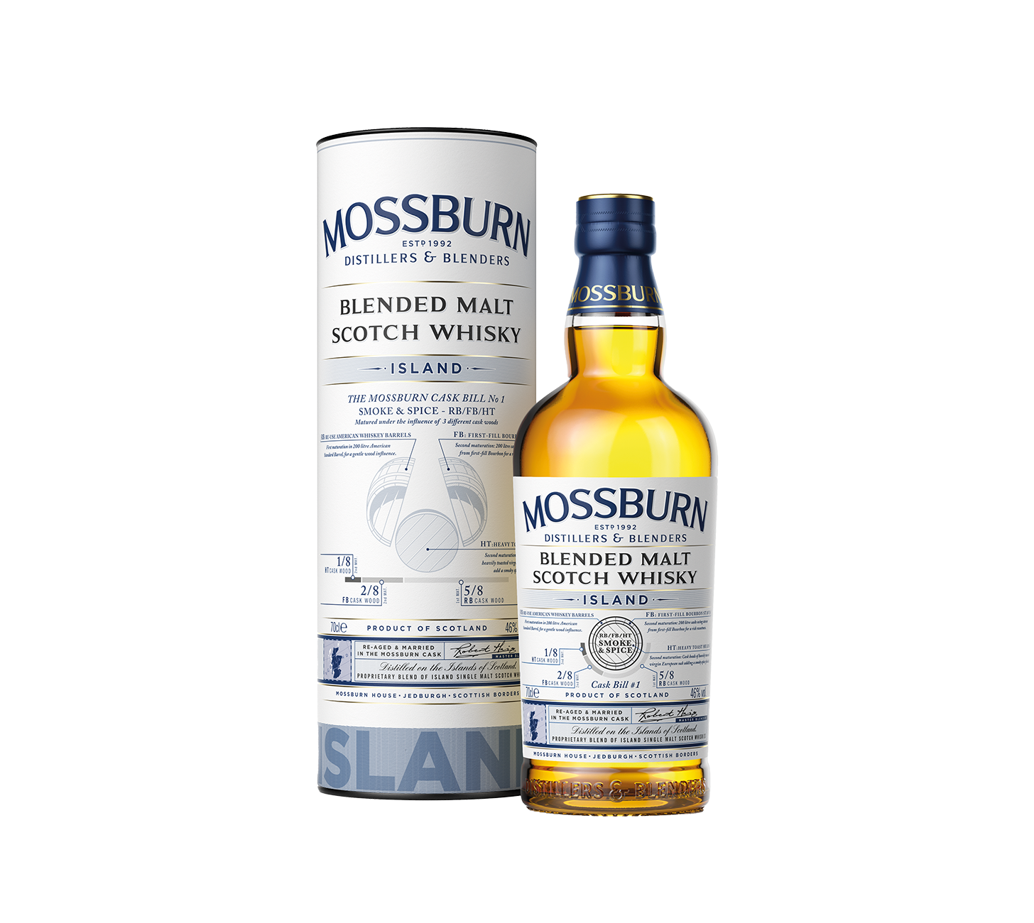 Mossburn No.1 Island Spirits 1x70cl