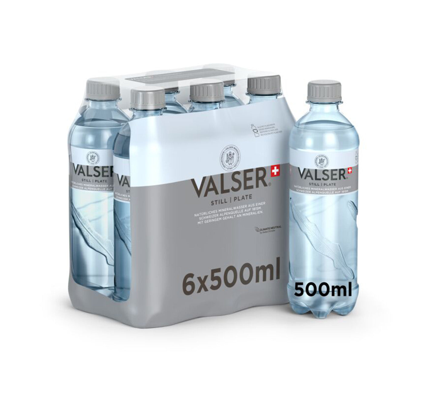 DE: Valser Still ohne CO2 Wasser 50cl 6-Pack – 6 Flaschen Alpenmineralwasser ohne Kohlensaeure, ideal fuer unterwegs. Keywords: valser, mineralwasser, stilles wasser, feldschloesschen-getraenkeshop
FR: Valser Still sans CO2 Eau 50cl 6-Pack – 6 bouteilles d’eau minerale des Alpes suisses, sans gaz, parfaites a emporter. Keywords: valser, eau minerale, eau plate, feldschloesschen-getraenkeshop
IT: Valser Still senza CO2 Acqua 50cl 6-Pack – 6 bottiglie di acqua minerale alpina, senza gas, ideale da portare c