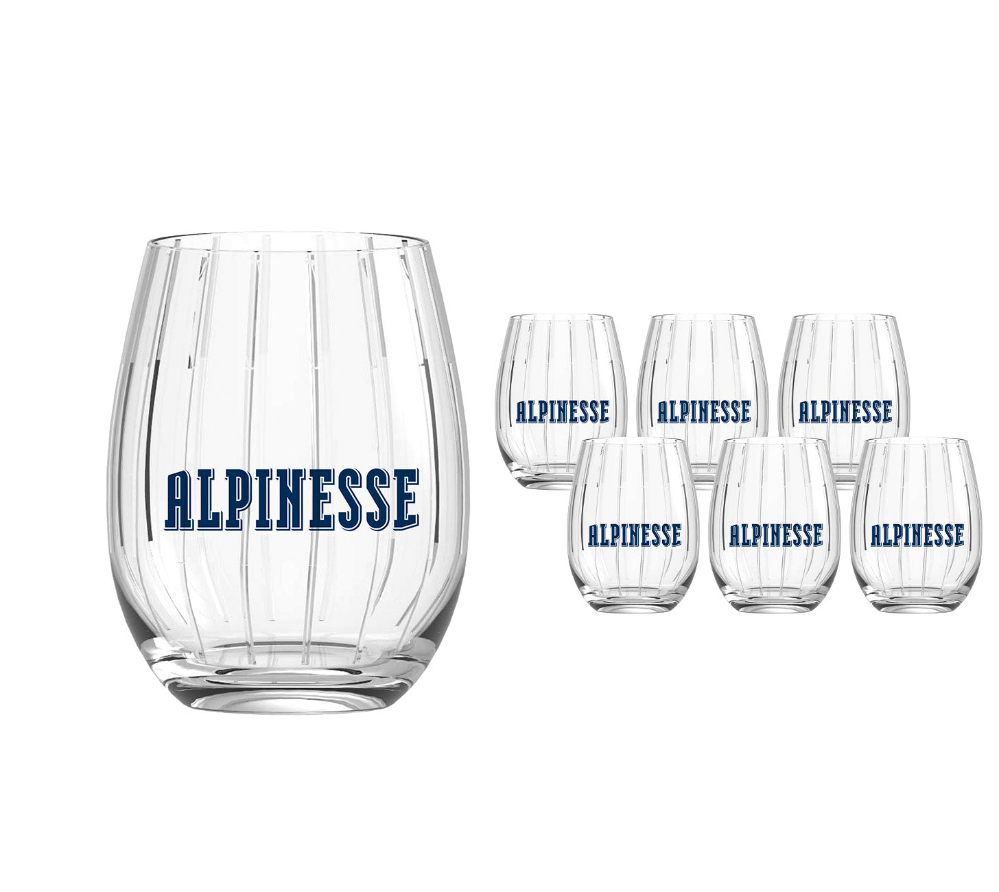 DE: Alpinesse Signature Glas 40cl – 6er-Set, stilvolles Design
FR: Verres Alpinesse Signature 40cl – lot de 6, design élégant
IT: Bicchieri Alpinesse Signature 40cl – set da 6, design elegante