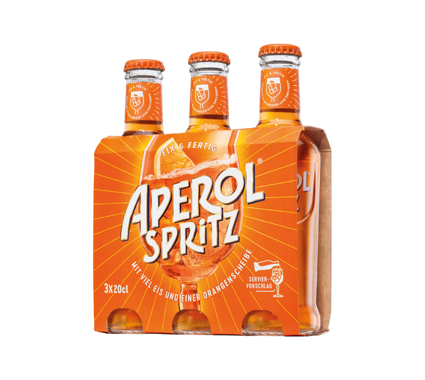 DE: Aperol Spritz fix und fertig Spirituosen 3x20cl
FR: Aperol Spritz pret a boire Spiritueux 3x20cl
IT: Aperol Spritz pronto da bere Distillati 3x20cl
Keywords: aperol spritz kaufen, aperol fertig gemischt, feldschloesschen getraenkeshop