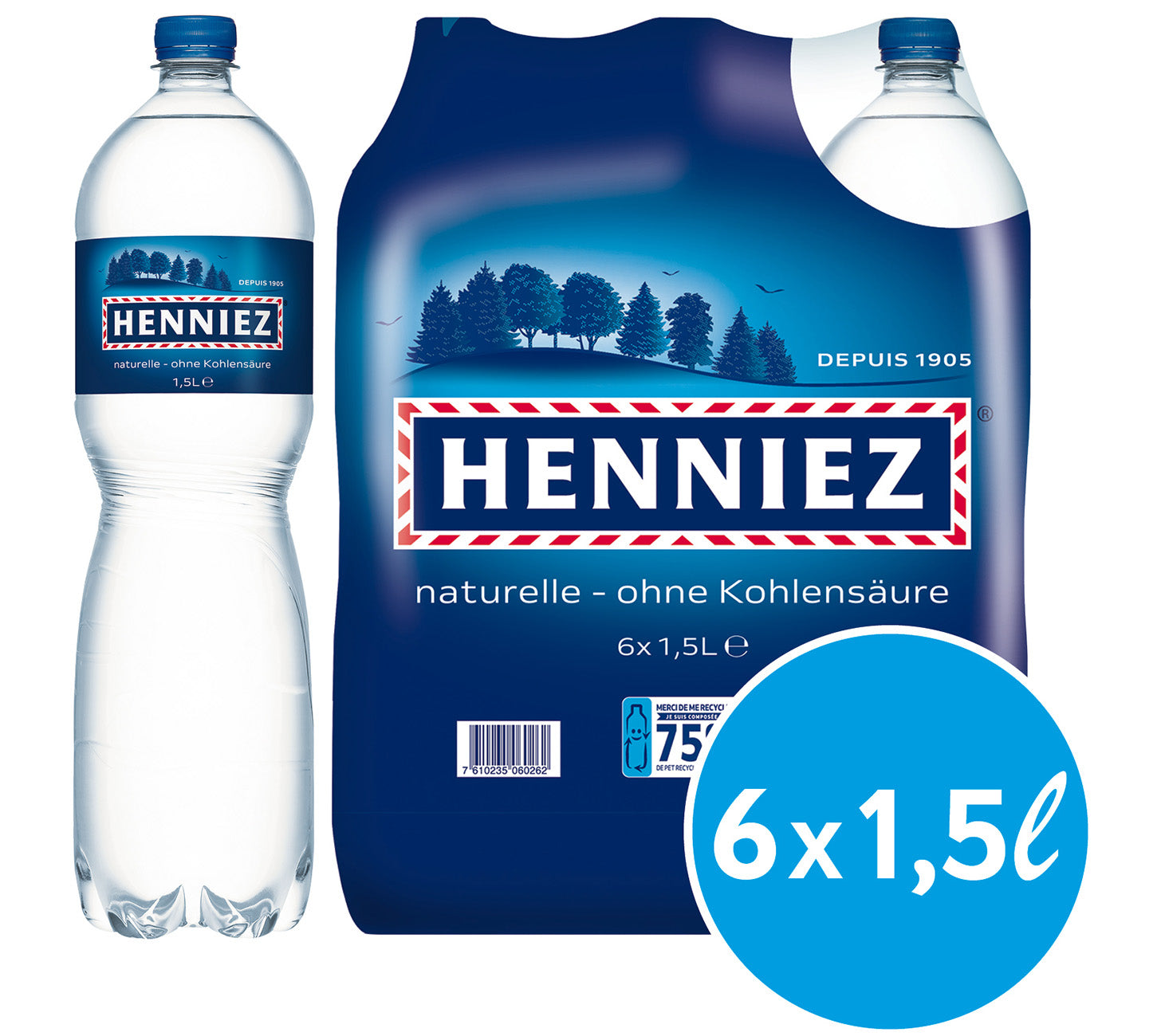 Henniez bleu alambic (150cl)
