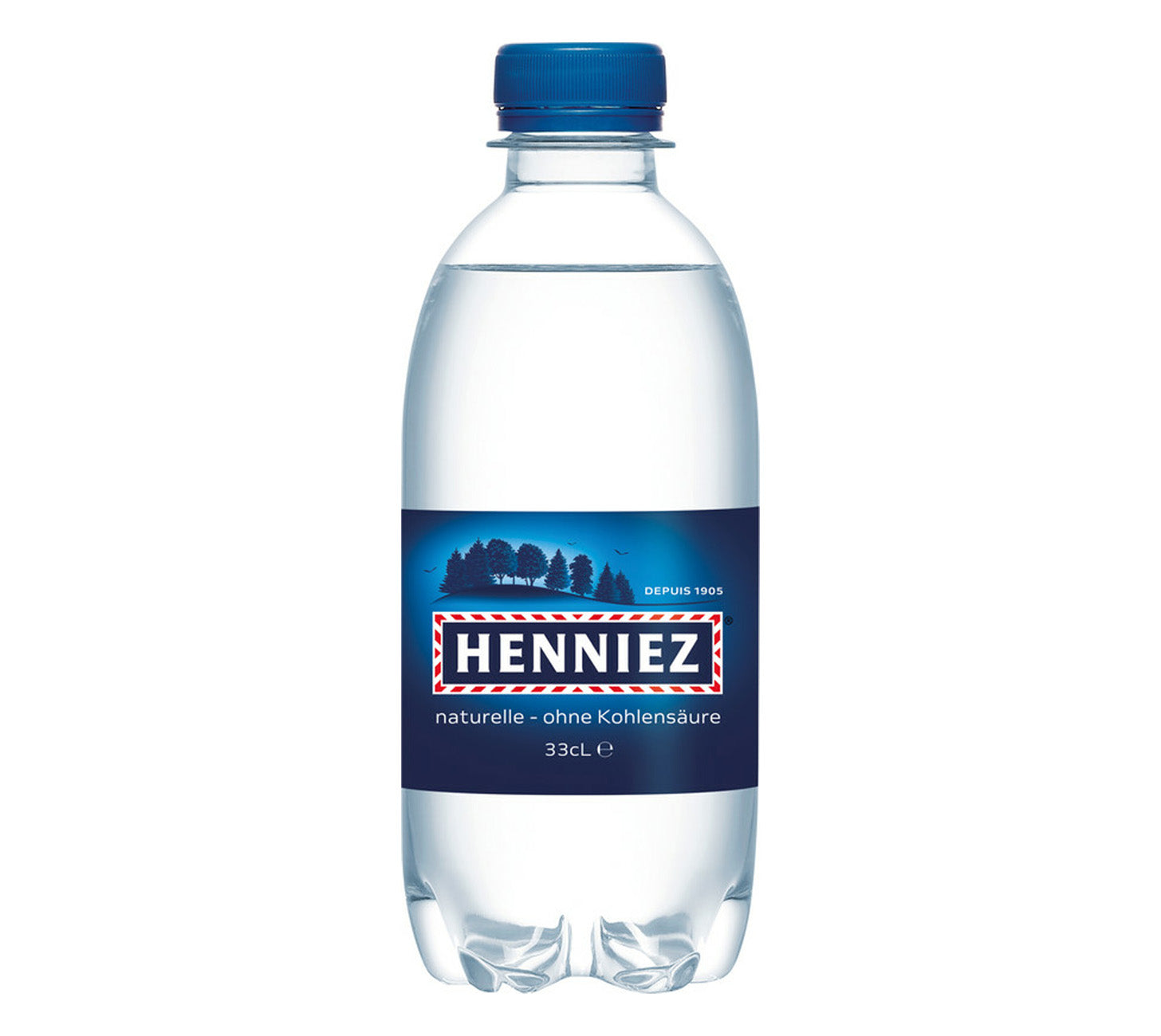 Henniez blau ohne Kohlensäure Wasser 33cl 24-Pack