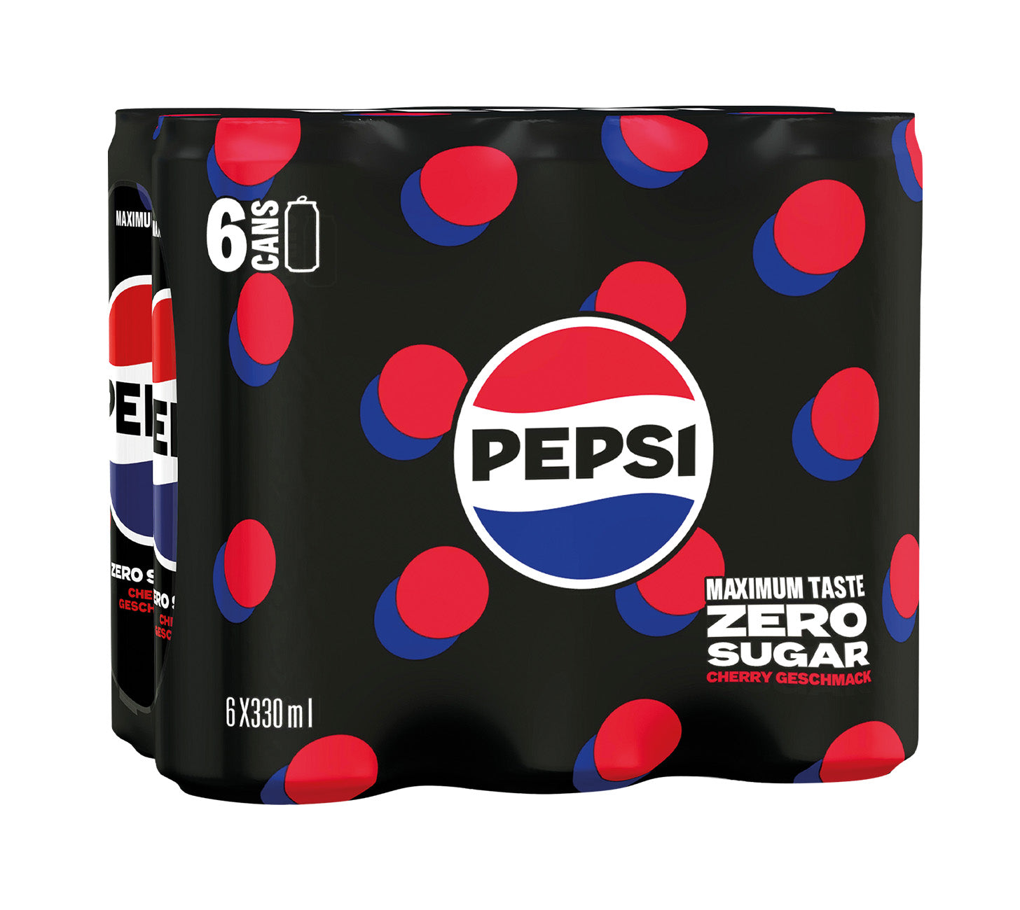 DE: Pepsi Zero Cherry 33cl 6-Pack – Dosen Softdrink mit Cola-Kirsche Geschmack ohne Zucker.
FR: Pepsi Zero Cherry 33cl 6-Pack – pack de canettes soda cola-cerise sans sucre.
IT: Pepsi Zero Cherry 33cl 6-Pack – confezione lattine soft drink cola-ciliegia senza zucchero.
Keywords: pepsi, zero, cherry, softdrink, cola, feldschloesschen-getraenkeshop
