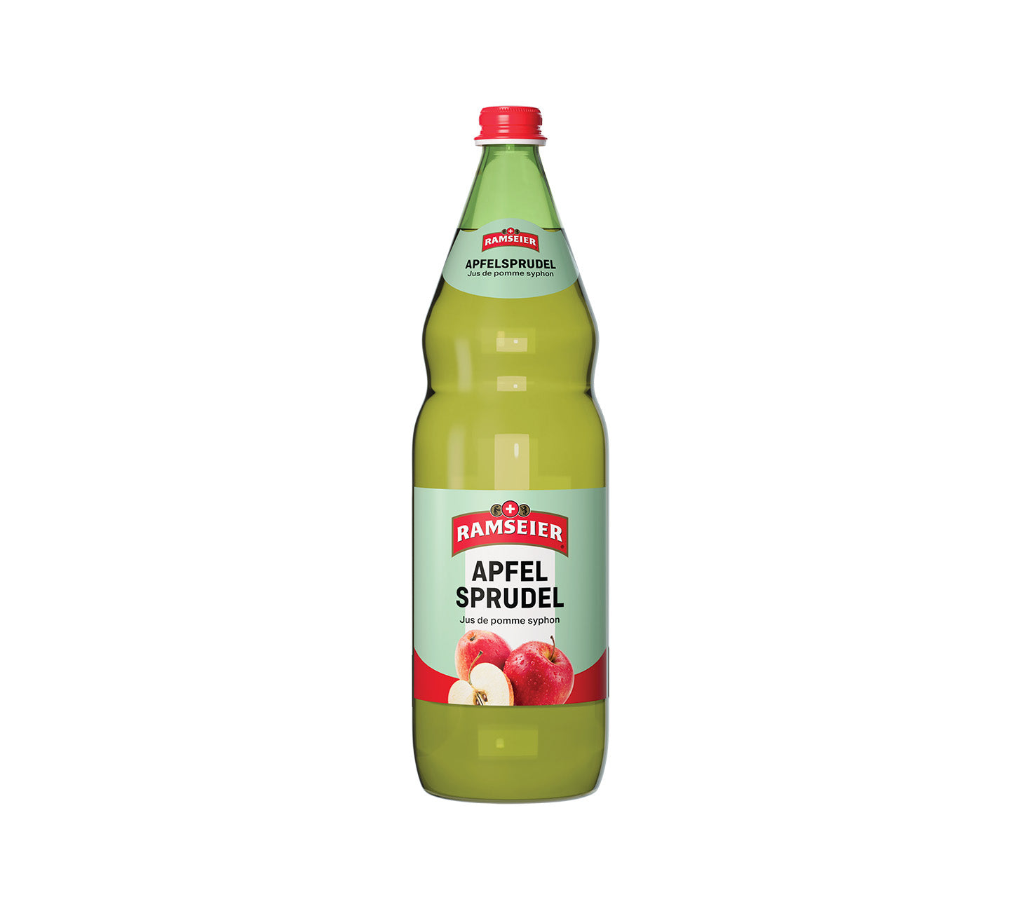 • DE: Ramseier Apfelsprudel Saft 100cl 12-Harasse – Apfelsaft mit Kohlensaeure in Literflaschen
• FR: Ramseier Jus de pomme petillant 100cl 12-pack – jus de fruit gazeifie en bouteilles d’un litre
• IT: Ramseier Succo di mela frizzante 100cl 12-cassa – succo di frutta con bollicine in bottiglie da un litro
Keywords: apfelsaft, fruchtsaft, feldschloesschen-getraenkeshop