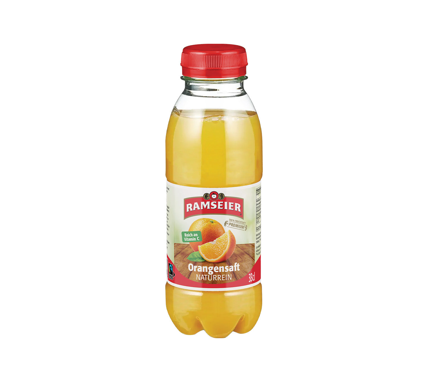 DE:
Ramseier Orangensaft 33cl – Fruchtsaft aus Orangen, fruchtig und erfrischend, Einzelflasche
FR:
Ramseier jus d’orange 33cl – jus de fruits à base d’oranges, fruité et rafraîchissant, bouteille individuelle
IT:
Ramseier succo d’arancia 33cl – succo di frutta all’arancia, fruttato e rinfrescante, bottiglia singola
Keywords:
ramseier orangensaft, orangensaft, fruchtsaft, orange, 33cl, einzelflasche