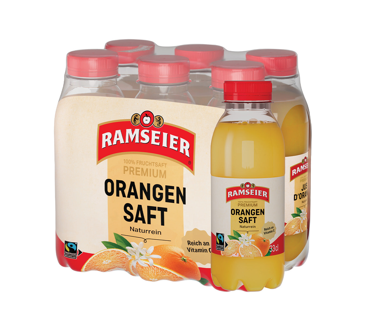 DE:
Ramseier Orangensaft 33cl – Fruchtsaft aus Orangen, fruchtig und erfrischend, Einzelflasche
FR:
Ramseier jus d’orange 33cl – jus de fruits à base d’oranges, fruité et rafraîchissant, bouteille individuelle
IT:
Ramseier succo d’arancia 33cl – succo di frutta all’arancia, fruttato e rinfrescante, bottiglia singola
Keywords:
ramseier orangensaft, orangensaft, fruchtsaft, orange, 33cl, einzelflasche