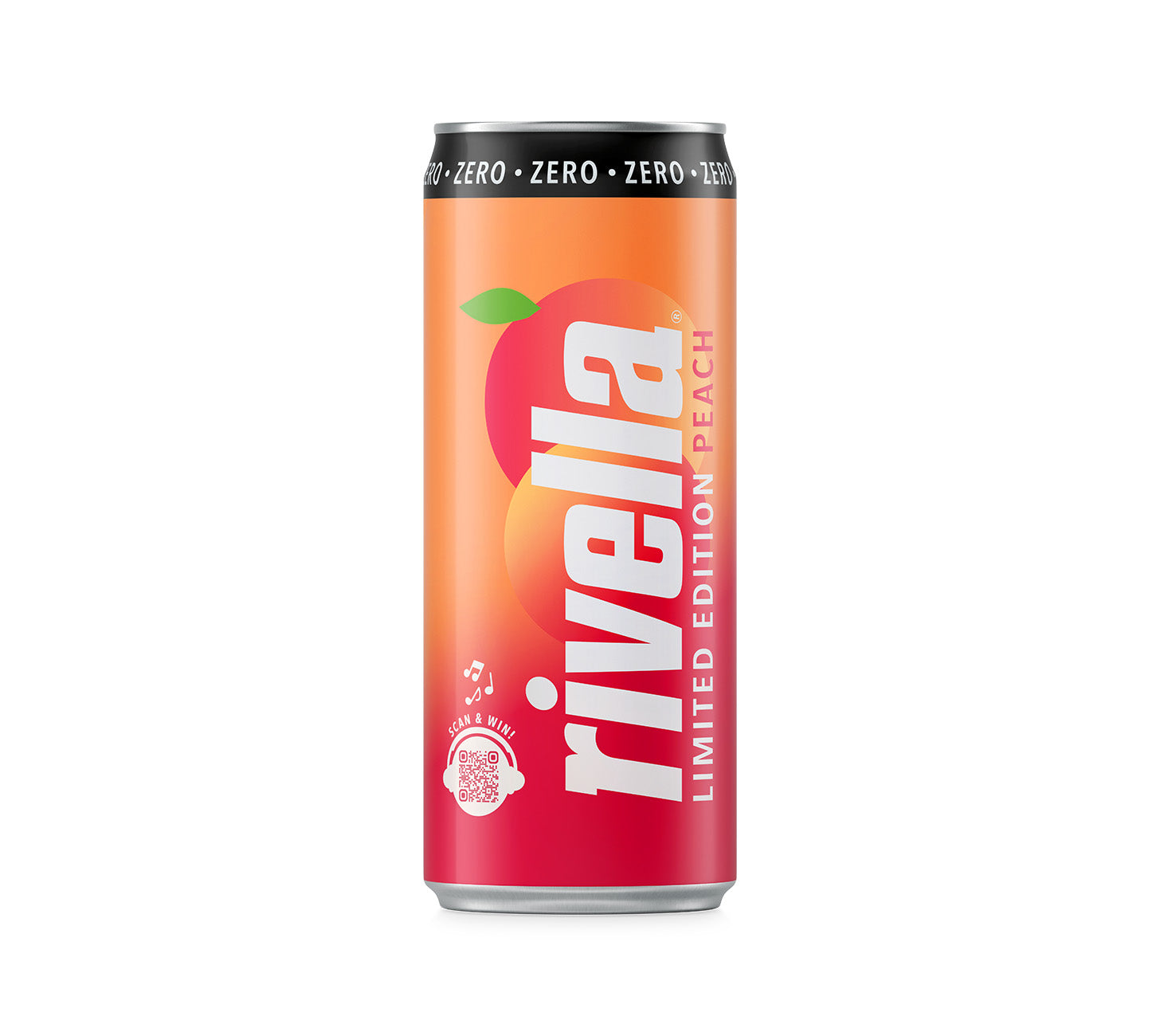 DE: Rivella Zero Peach Softdrink Einzeldose 33cl, ohne Zucker, erfrischendes Schweizer Kultgetränk mit Pfirsichgeschmack auf weissem Hintergrund.
FR: Rivella Zero Peach softdrink canette individuelle 33cl, sans sucre, boisson culte suisse rafraichissante au gout de peche sur fond blanc.
IT: Rivella Zero Peach softdrink lattina singola 33cl, senza zucchero, bevanda cult svizzera rinfrescante al gusto di pesca.
Keywords: rivella zero peach, einzelflasche dose, 33cl, softdrink, ohne zucker, pfirsich