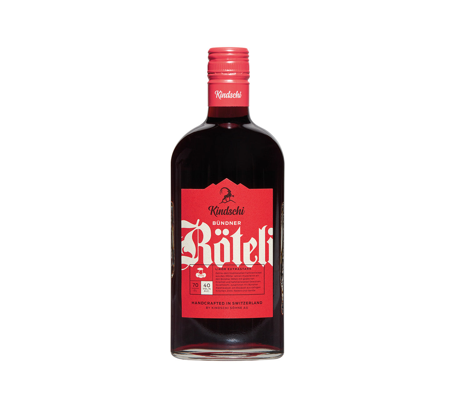 Spiritueux extra fort Bündner Röteli 1x70cl