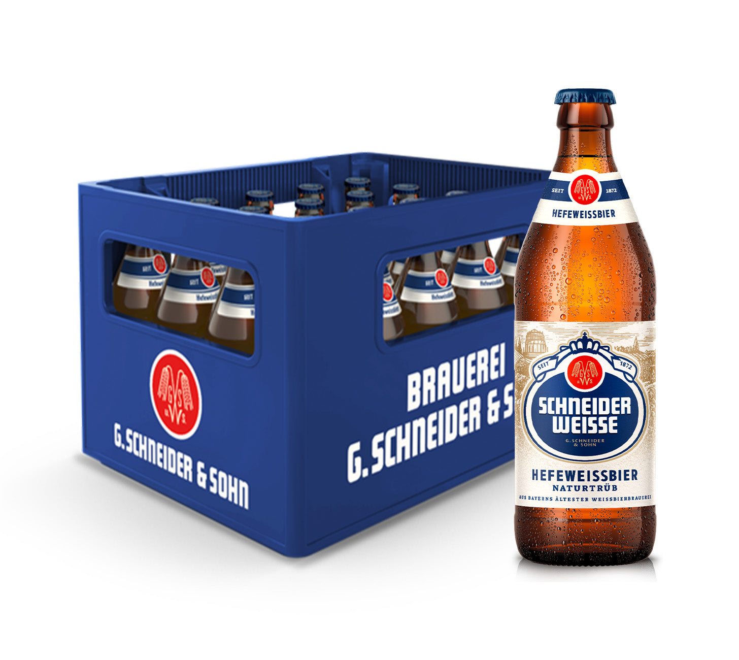 Schneider Weisse Hefeweissbier Naturtrüb Bier 50cl 20-Harasse