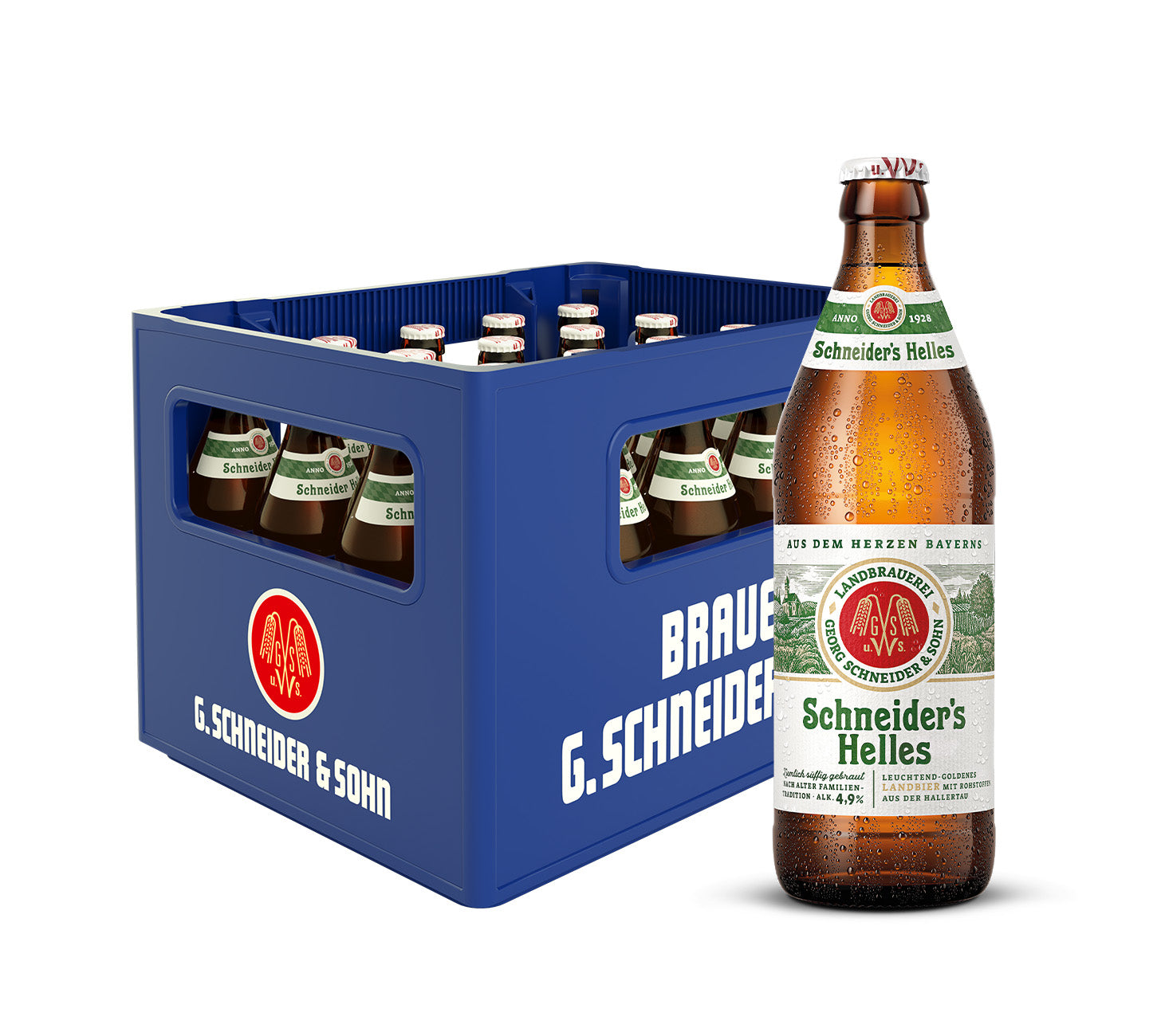 Schneider Helles Bier 50cl 20-Harasse