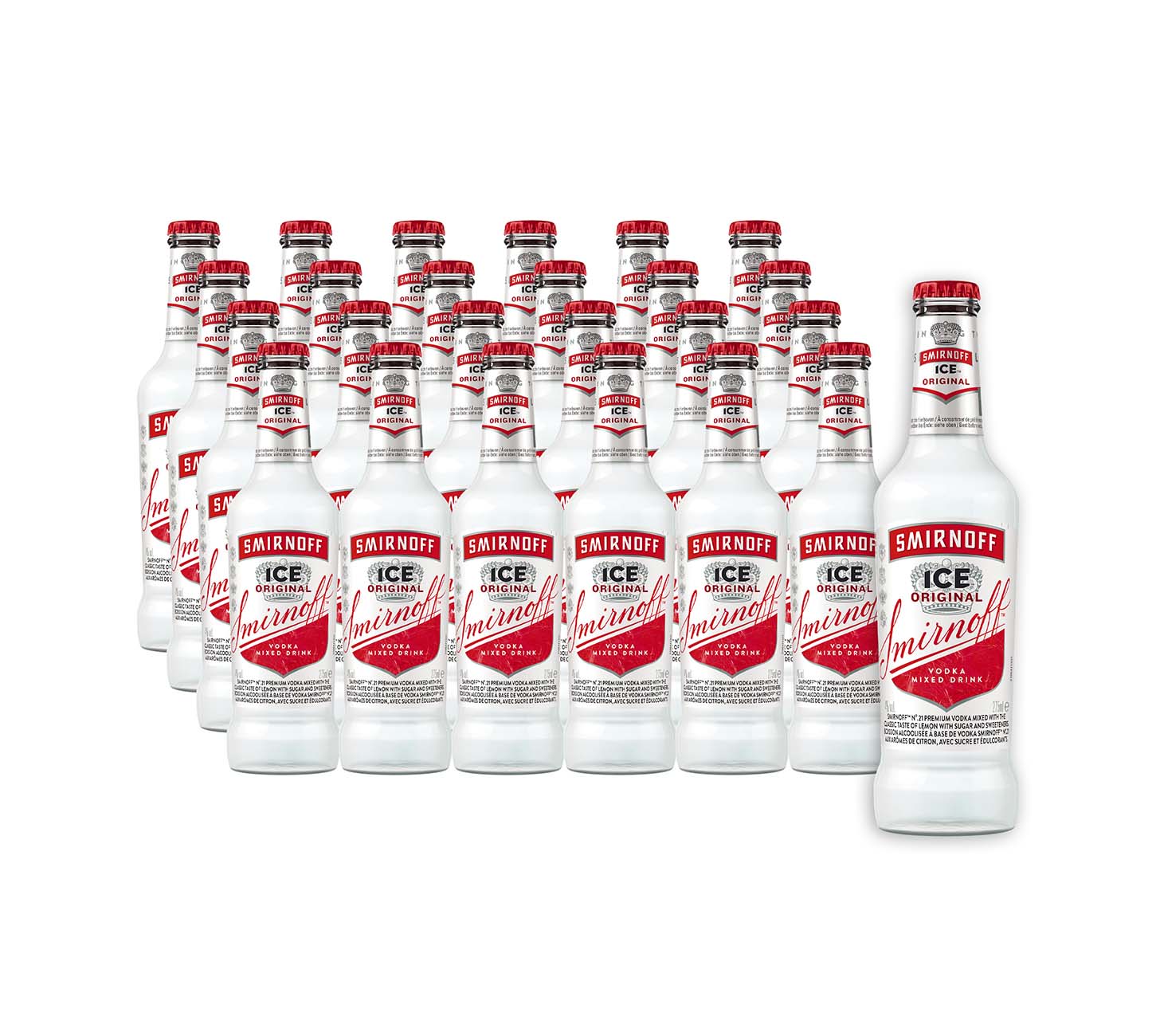 DE: Smirnoff Ice 27.5cl 24er Pack – erfrischender Vodka-Mix mit Zitrusnote.
Keywords: smirnoff ice, vodka mix, feldschloesschen getraenkeshop
FR: Smirnoff Ice 27.5cl 24 pack – vodka mix rafraichissant au citron.
Keywords: smirnoff ice, vodka mix, feldschloesschen getraenkeshop
IT: Smirnoff Ice 27.5cl 24 confezione – vodka mix rinfrescante al limone.
Keywords: smirnoff ice, vodka mix, feldschloesschen getraenkeshop