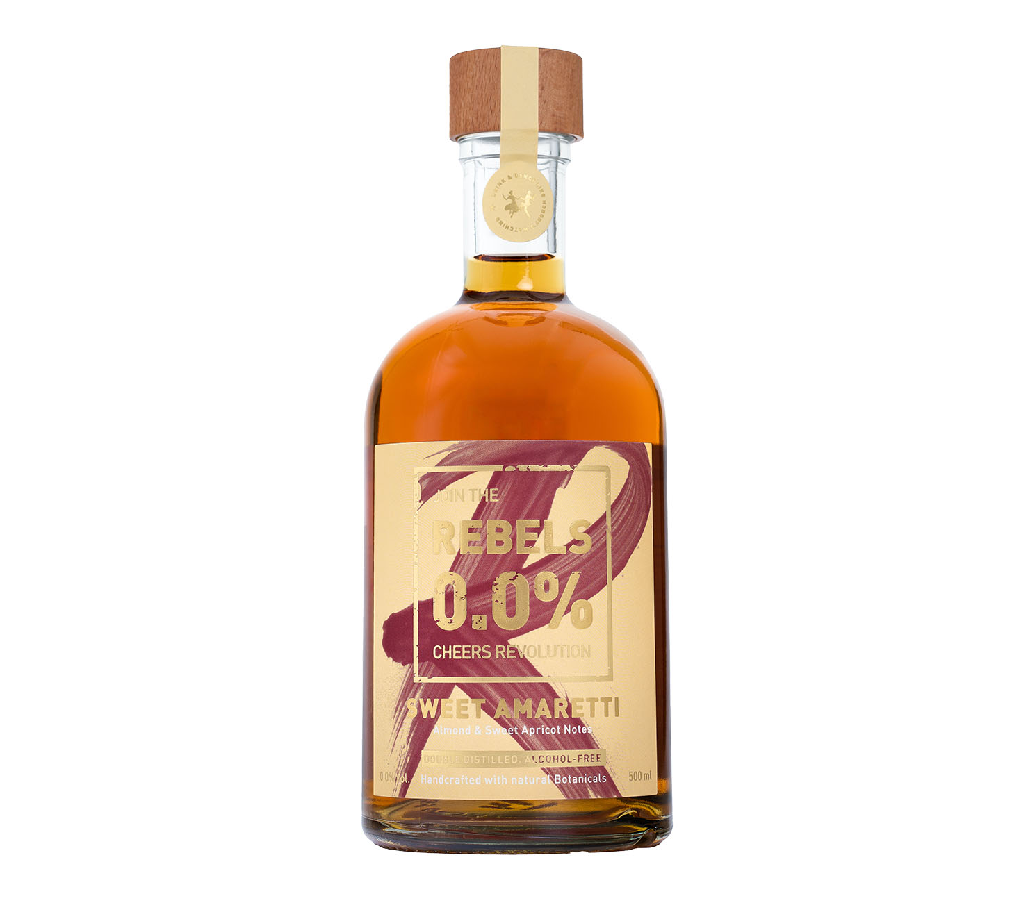 Rebels 0,0% SWEET AMARETTI alternative à l'Amaretto sans alcool 1x50cl