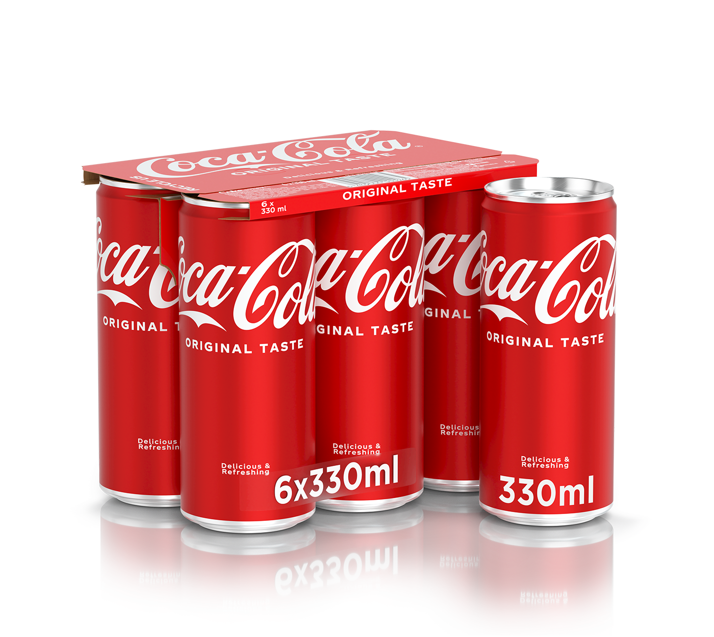 DE: Coca-Cola Original Taste 33cl 6-Pack – der Kult-Softdrink in Dosen
FR: Coca-Cola Original Taste 33cl 6-pack – boisson gazeuse cult classique
IT: Coca-Cola Original Taste 33cl 6-confezione – bevanda classica frizzante
Keywords: coca-cola, softdrink, original taste, 33cl, feldschloesschen-getraenkeshop