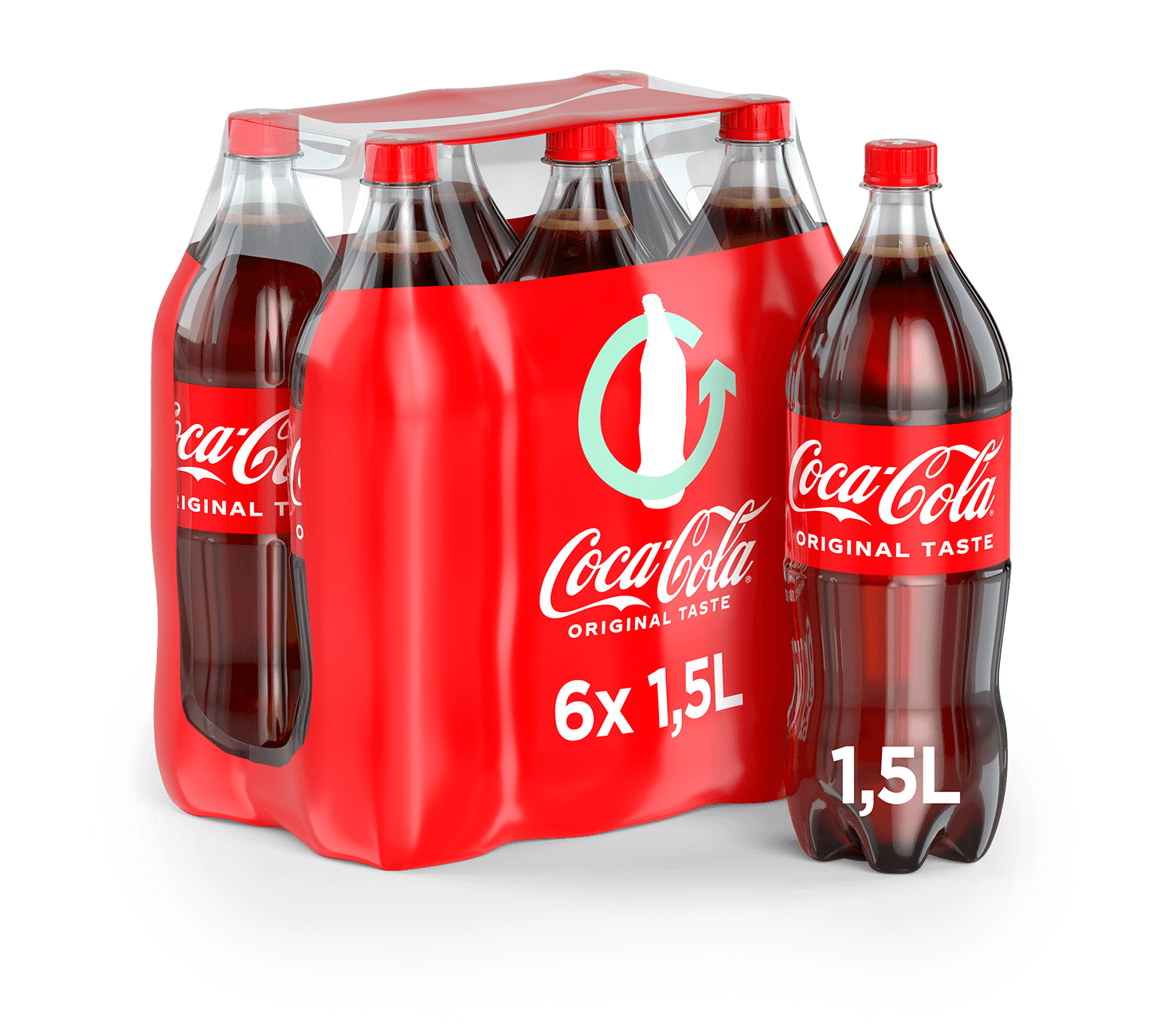 DE: Coca-Cola Original Taste 150cl 6-Pack – Kult-Softdrink in grossen Flaschen
FR: Coca-Cola Original Taste 150cl 6-pack – boisson gazeuse en grandes bouteilles
IT: Coca-Cola Original Taste 150cl 6-confezione – bevanda classica in grandi bottiglie
Keywords: coca-cola, softdrink, original taste, 150cl, feldschloesschen-getraenkeshop