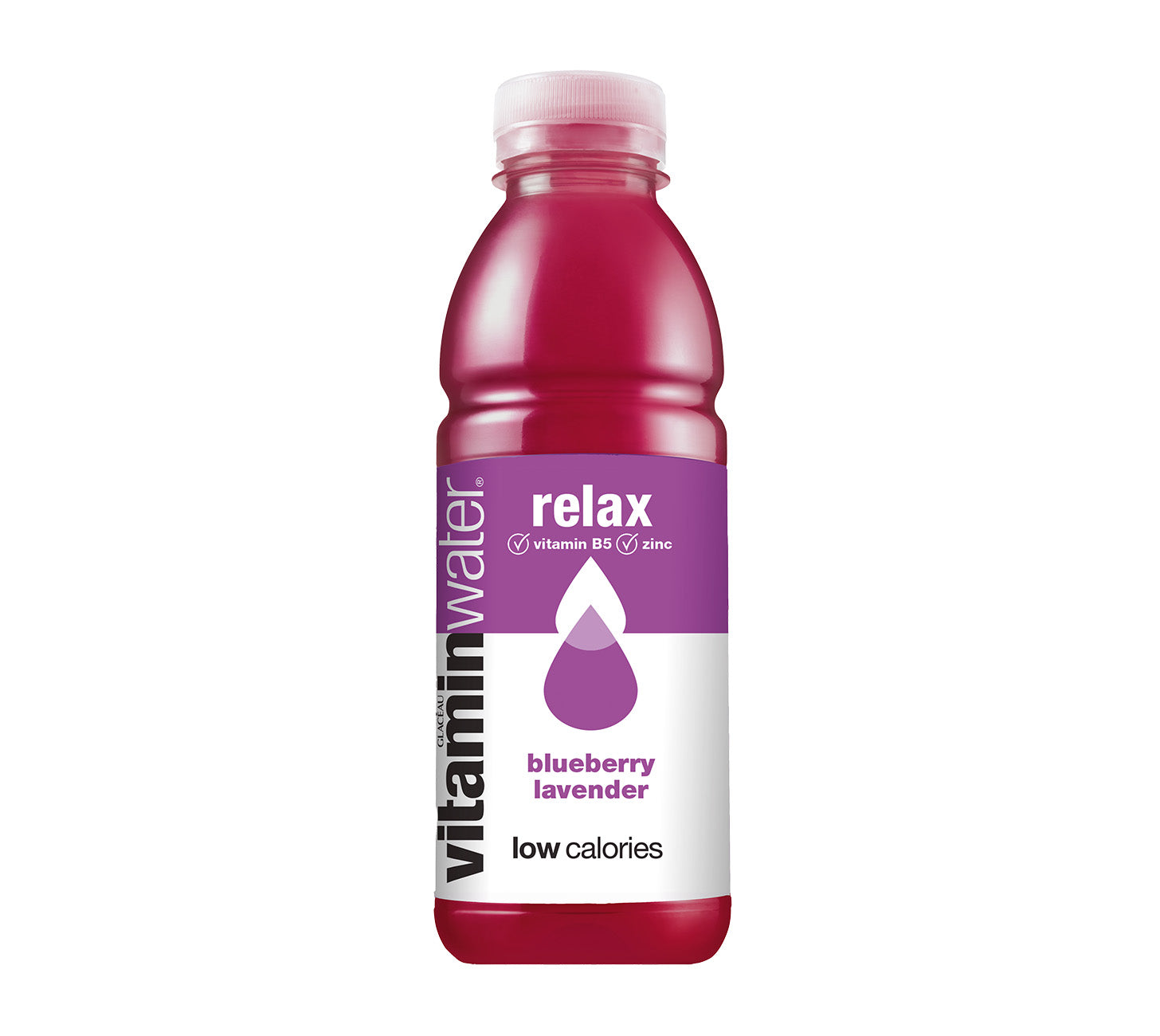 Glacéau Vitamin Water Relax boisson gazeuse 50 cl pack de 12