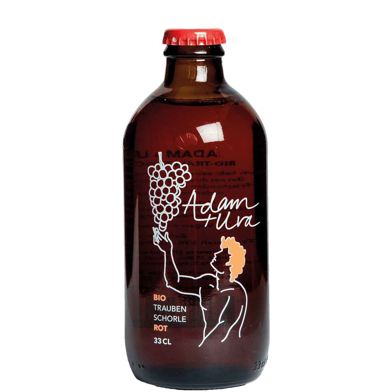 Adam + Uva spritzer all'uva, succo analcolico rosso 33cl, cartone da 20
