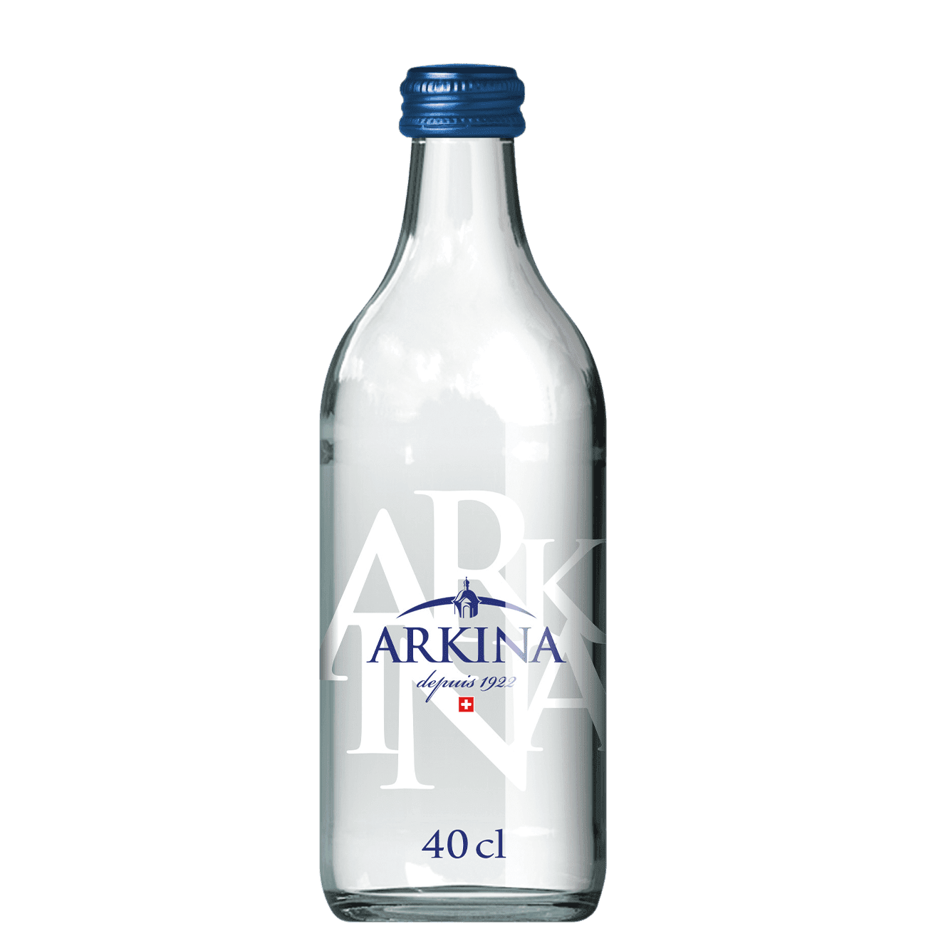 DE: Arkina Blau ohne Kohlensäure 40cl 20-Harasse – stilles Mineralwasser in Glasflaschen.
FR: Arkina Bleu sans gaz 40cl 20-Harasse – eau minerale plate en bouteilles en verre.
IT: Arkina Blu senza gas 40cl 20-Harasse – acqua minerale naturale senza bollicine in bottiglie di vetro.
Keywords: mineralwasser, wasser, ohne kohlensaeure, still, glasflasche, harasse, feldschloesschen-getraenkeshop