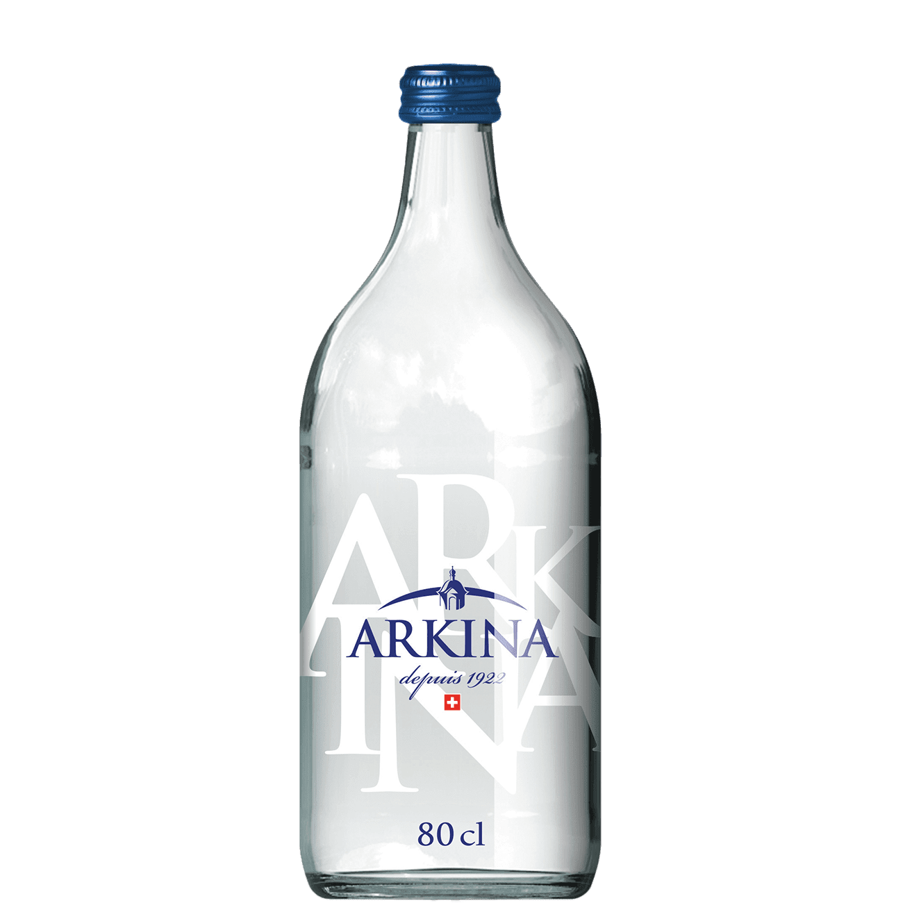 DE: Arkina Blau ohne Kohlensäure 80cl 12-Harasse – stilles Mineralwasser in PET-Flaschen.
FR: Arkina Bleu sans gaz 80cl 12-Harasse – eau minerale plate en grandes bouteilles PET.
IT: Arkina Blu senza gas 80cl 12-Harasse – acqua minerale naturale senza bollicine in grandi bottiglie PET.
Keywords: mineralwasser, wasser, ohne kohlensaeure, still, 80cl harasse, feldschloesschen-getraenkeshop