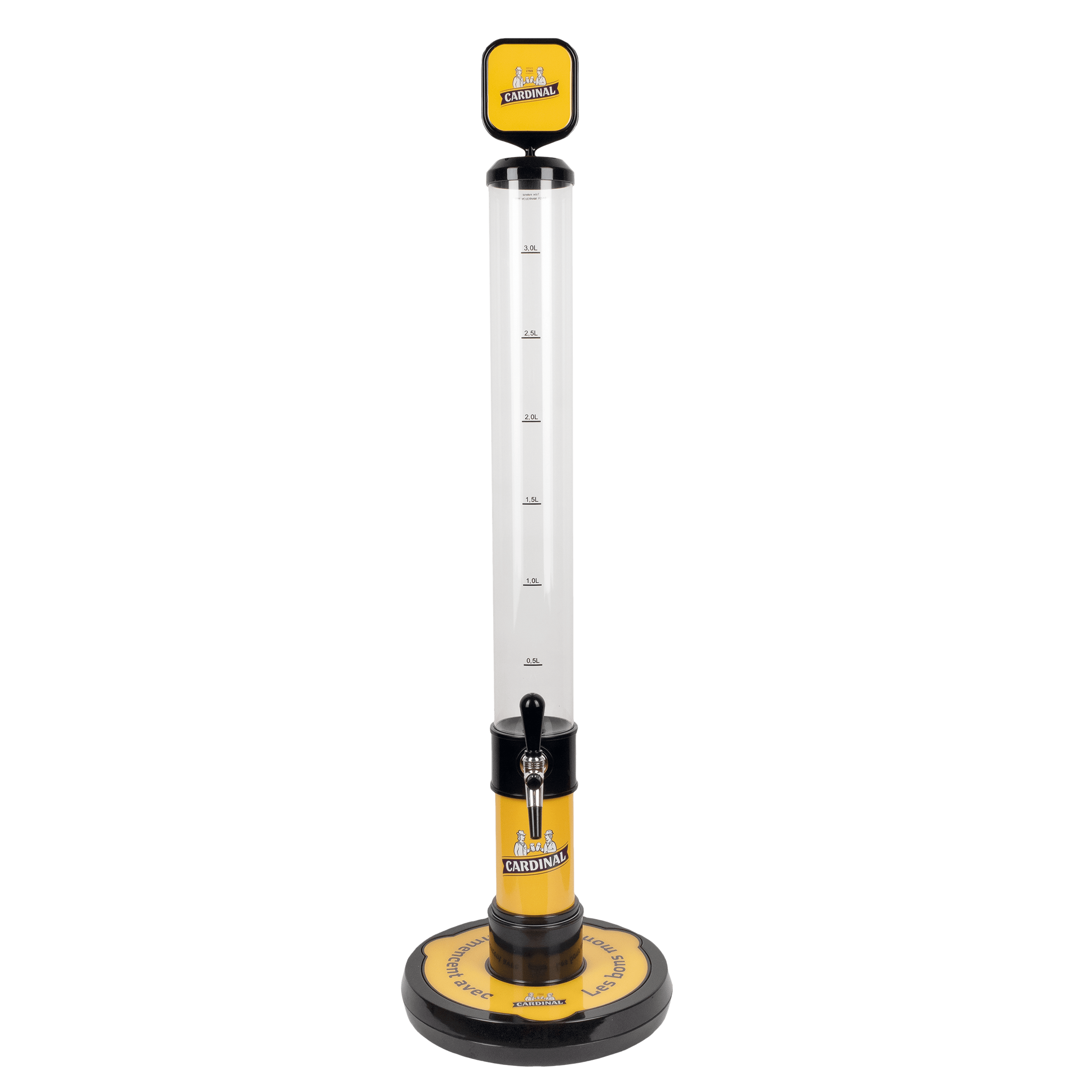DE: Cardinal Beer Tower – offizielles Zapfaccessoire im Cardinal Design
FR: Cardinal Beer Tower – accessoire de tirage officiel en design Cardinal
IT: Cardinal Beer Tower – accessorio di spillatura ufficiale in design Cardinal
Keywords: cardinal, beer tower, zapfanlage, feldschloesschen-getraenkeshop