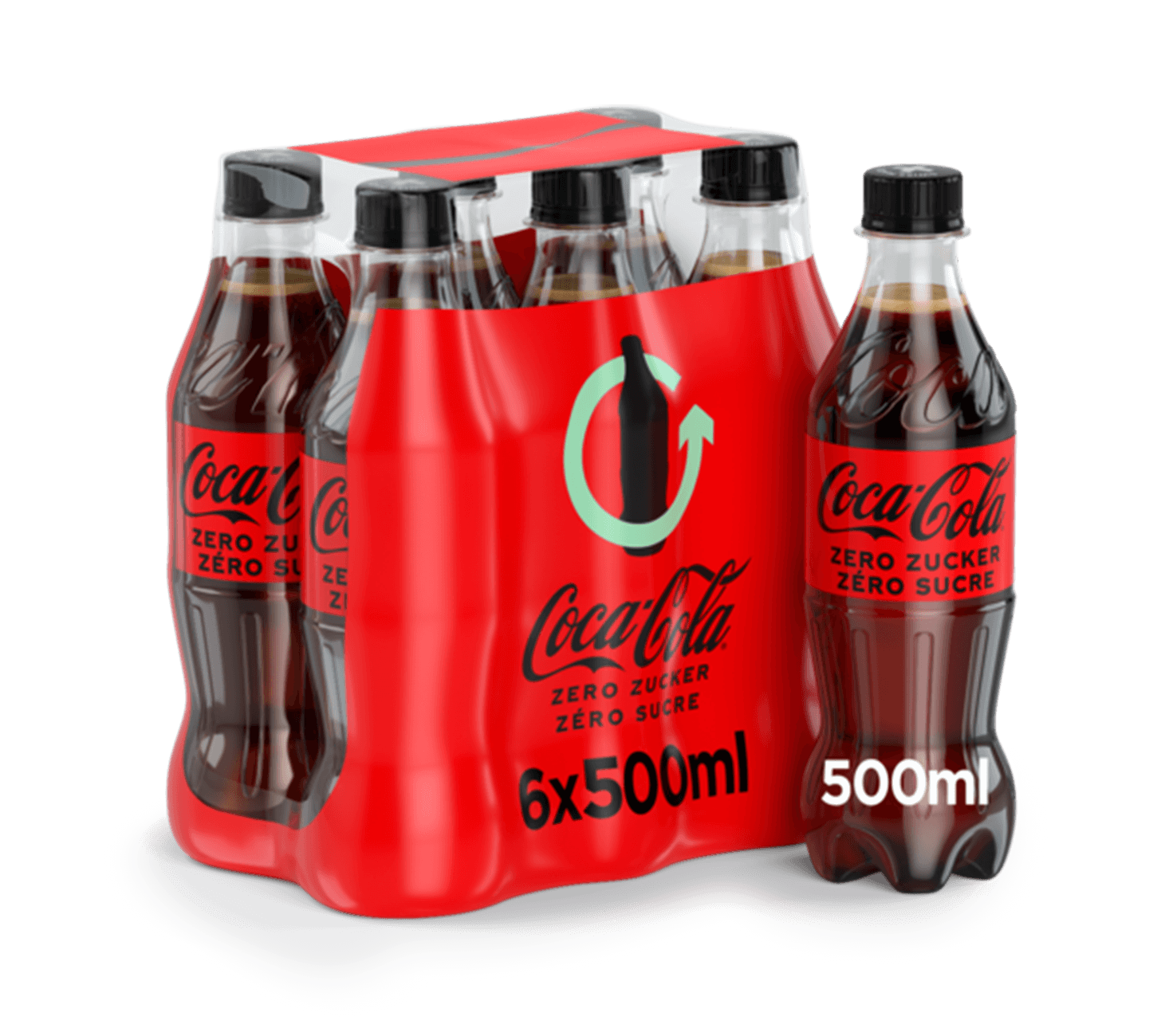 DE: Coca-Cola Zero 50cl 6-Pack – voller Geschmack ohne Zucker
FR: Coca-Cola Zero 50cl 6-pack – boisson gazeuse sans sucre
IT: Coca-Cola Zero 50cl 6-confezione – bevanda frizzante senza zucchero
Keywords: coca-cola zero, softdrink, ohne zucker, 50cl, feldschloesschen-getraenkeshop