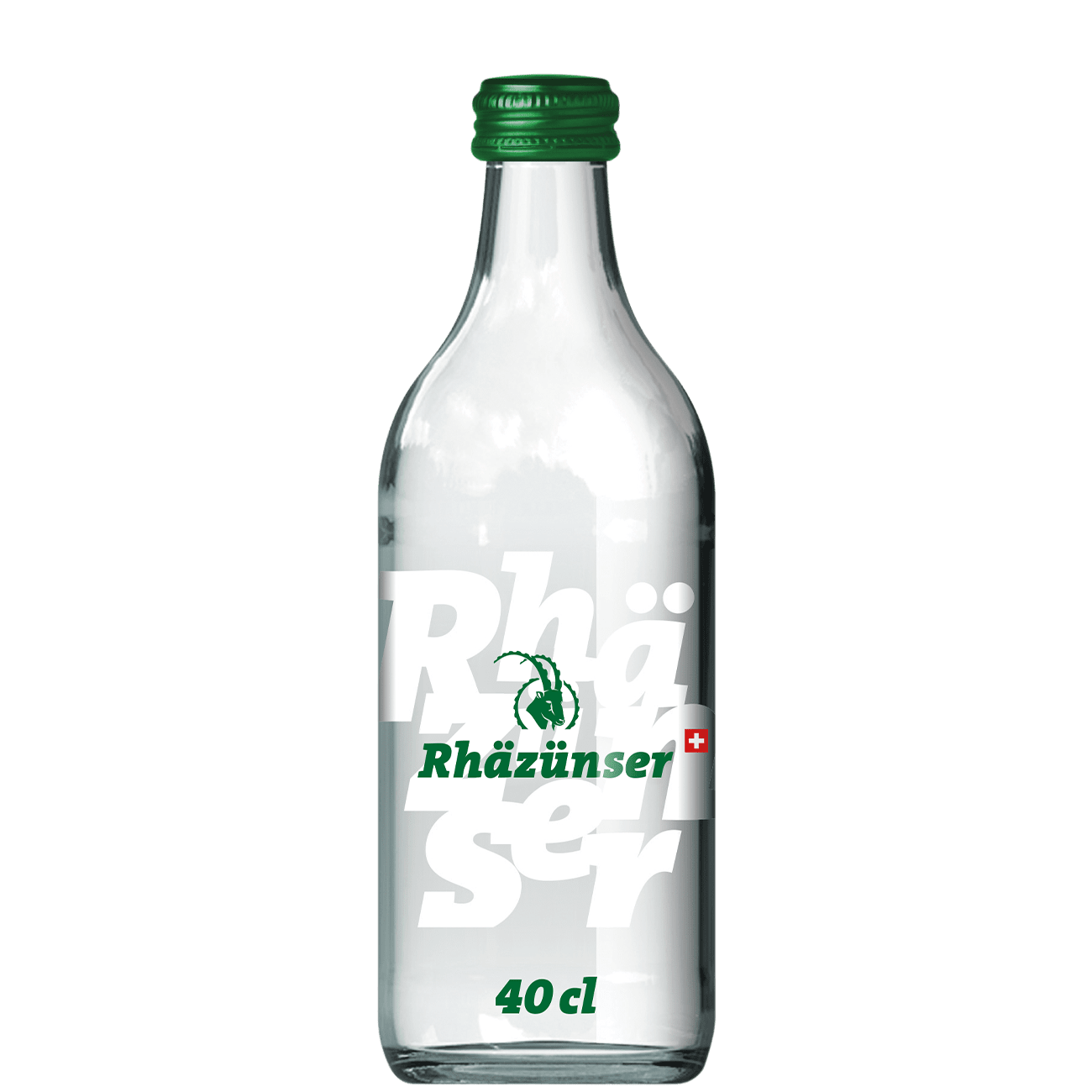 DE: Rhäzünser mit Kohlensäure 40cl 20-Harasse – sprudelndes Mineralwasser in PET-Flaschen.
FR: Rhäzünser gazeuse 40cl 20-Harasse – eau minerale petillante en bouteilles PET.
IT: Rhäzünser frizzante 40cl 20-Harasse – acqua minerale naturale gassata in bottiglie PET.
Keywords: mineralwasser, wasser, rhaezuenser, mit kohlensaeure, sprudel, 40cl harasse, feldschloesschen-getraenkeshop