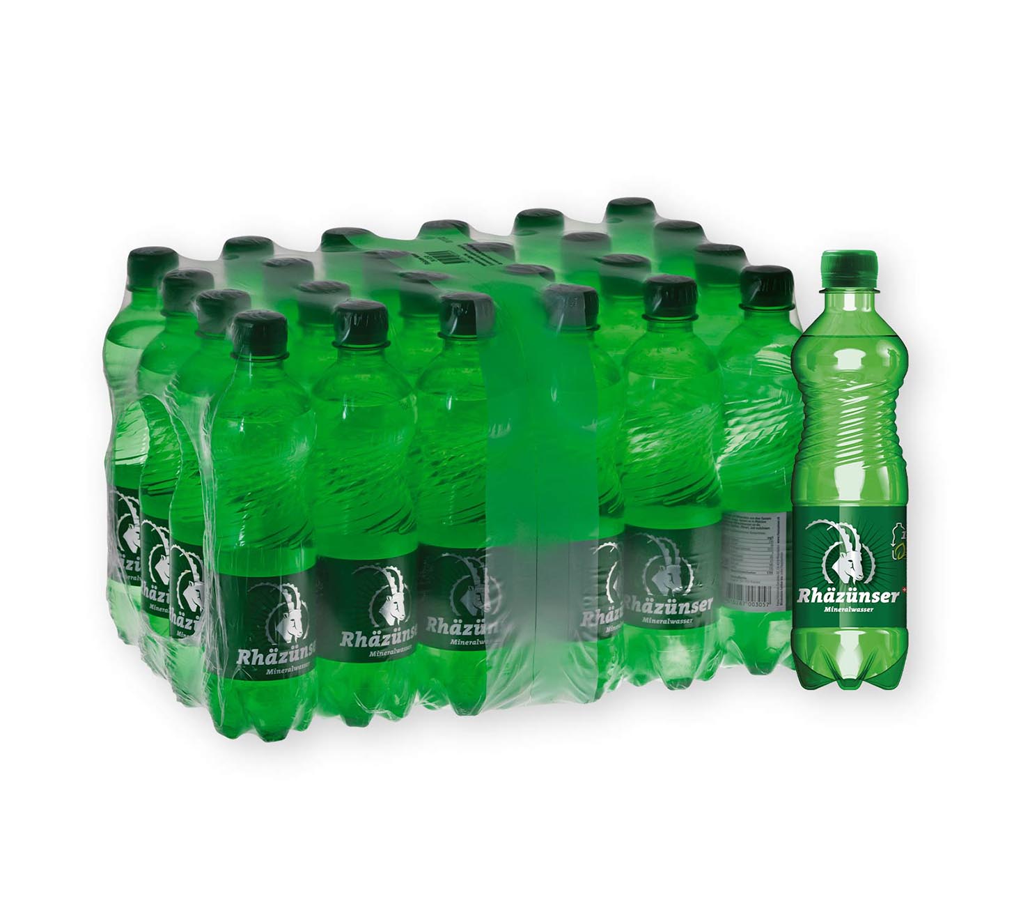 DE: Rhäzünser mit Kohlensäure 50cl 24-Pack – sprudelndes Mineralwasser in PET-Flaschen.

FR: Rhäzünser gazeuse 50cl 24-Pack – eau minerale petillante en bouteilles PET.

IT: Rhäzünser frizzante 50cl 24-Pack – acqua minerale naturale gassata in bottiglie PET.

Keywords: mineralwasser, wasser, rhäzuenser, mit kohlensaeure, sprudel, 50cl pack, feldschloesschen-getraenkeshop