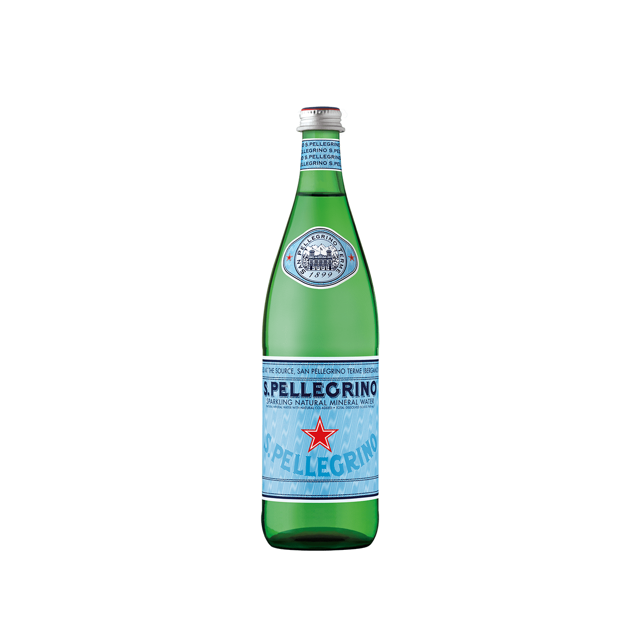 San Pellegrino mit Kohlensäure Wasser 75cl 16-Harasse