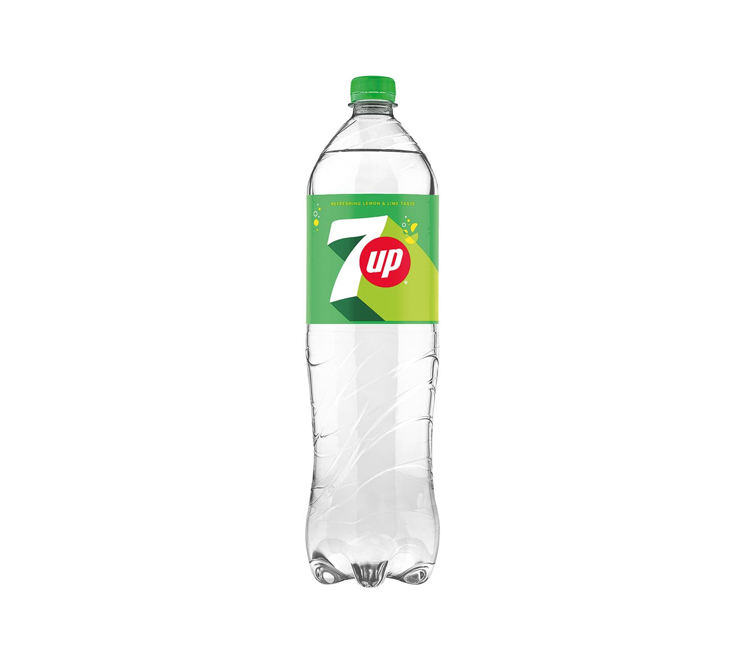 DE: 7UP Softdrink PET 150cl Einzelflasche, originale Zitronen-Limetten-Limonade, spritzige Erfrischung im Grossformat, vor neutralem Hintergrund.

FR: 7UP boisson PET 150cl bouteille individuelle, limonade citron-lime originale, fraîche et pétillante, sur fond neutre.

IT: 7UP soft drink PET 150cl bottiglia singola, limonata originale al limone e lime, su sfondo neutro.

Keywords: 7up pet flasche, softdrink grossformat, erfrischung