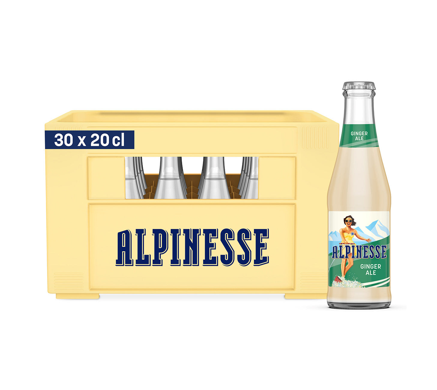 DE: Alpinesse Ginger Ale, MHI – erfrischender Softdrink 20cl, Harasse

FR: Alpinesse Ginger Ale, MHI – boisson gazeuse gingembre 20cl caisse

IT: Alpinesse Ginger Ale, MHI – bevanda frizzante allo zenzero 20cl cassa