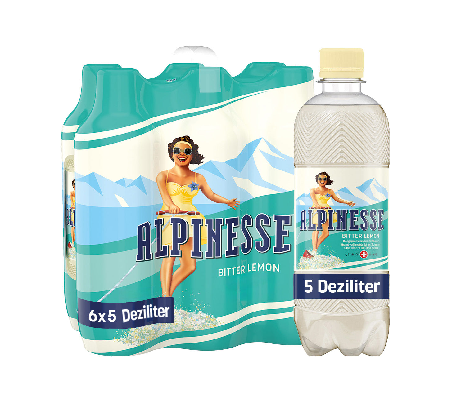 DE: Alpinesse Bitter Lemon – MHI, Softdrink 50cl 6-Pack, erfrischend & bitter-süss

FR: Alpinesse Bitter Lemon – MHI, boisson gazeuse citronnée amère 50cl pack de 6

IT: Alpinesse Bitter Lemon – MHI, bevanda frizzante limone amaro 50cl confezione da 6