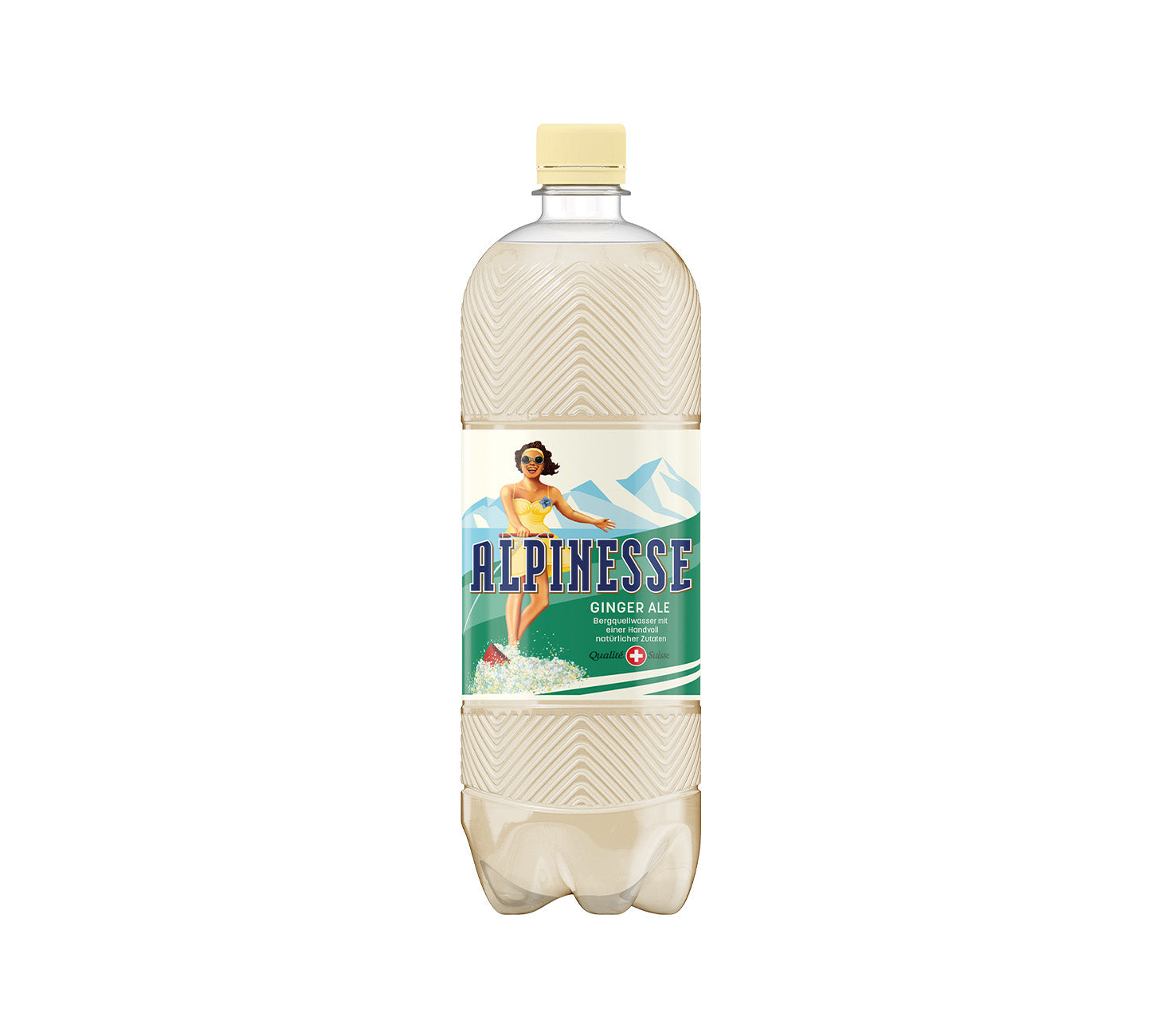 Boisson gazeuse Alpinesse Ginger Ale 100 cl, pack de 6