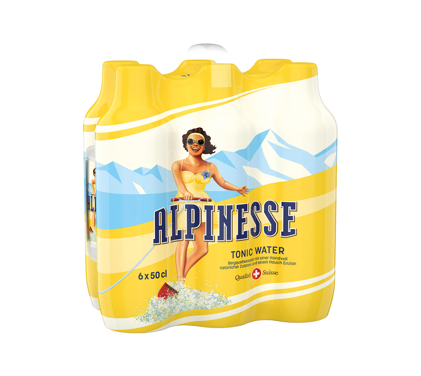 DE: Alpinesse Tonic Water 50cl 6-Pack – prickelnd, bitter und ideal zum Mixen.

FR: Alpinesse Tonic Water 50cl 6-pack – pétillant, amer et parfait pour les cocktails.

IT: Alpinesse Tonic Water 50cl 6-pack – frizzante, amaro e ideale per i mix.