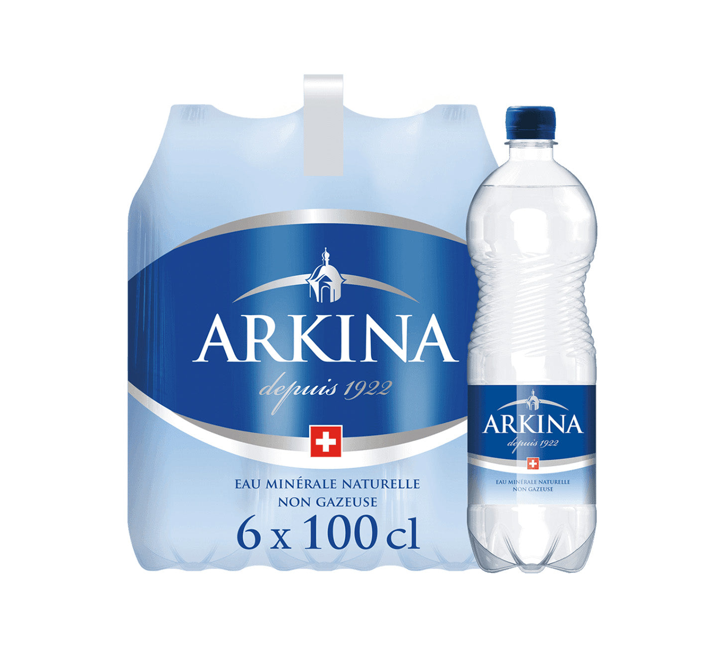 DE: Arkina Blau ohne Kohlensäure 100cl 6-Pack MHI – stilles Mineralwasser in PET-Flaschen, ideal für Gastronomie und Haushalt.

FR: Arkina Bleu sans gaz 100cl 6-Pack MHI – eau minérale plate en bouteilles PET, adaptée à la restauration et à la maison.

IT: Arkina Blu senza gas 100cl 6-Pack MHI – acqua minerale naturale senza bollicine in bottiglie PET, ideale per ristorazione e casa.