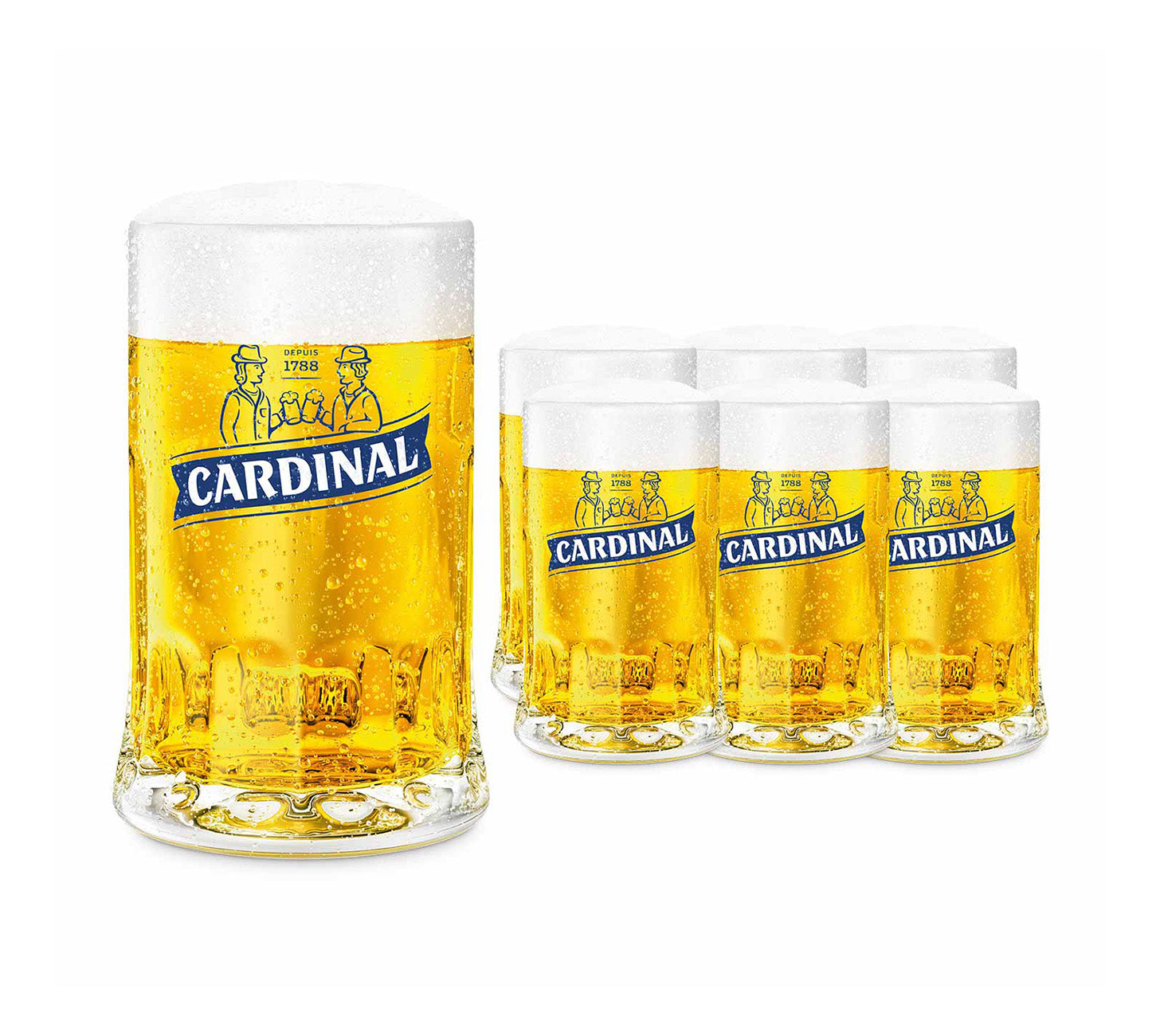DE: Cardinal Henkelglas 50cl – offizielles Bierglas im 6er-Set

FR: Cardinal chope a biere 50cl – verre officiel en lot de 6

IT: Cardinal boccale di birra 50cl – bicchiere ufficiale set 6

Keywords: cardinal, henkelglas, bierglas, feldschloesschen-getraenkeshop