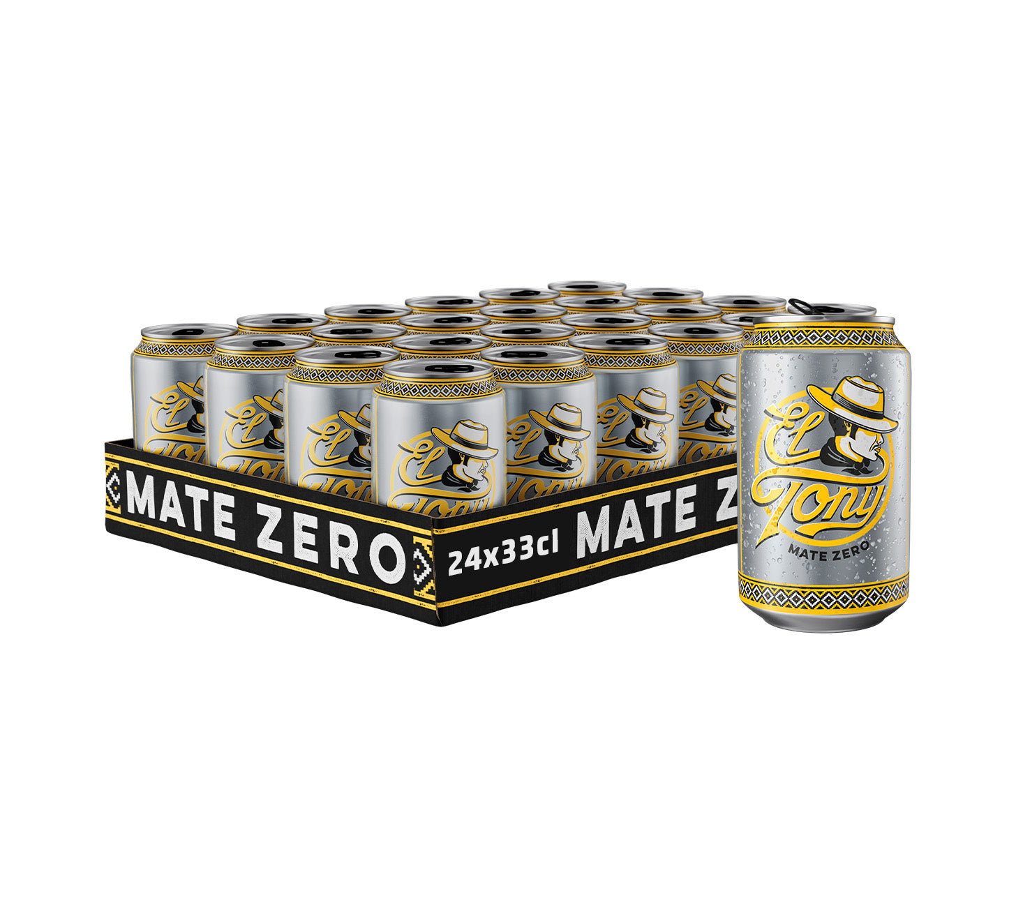 DE:
El Tony Mate Zero Einweg-Dosenpack 24×33cl MHI – zuckerfreies Mate-Getraenk, kalorienarm und belebend, praktisches Dosenpack

FR:
El Tony Mate Zero pack canettes jetables 24×33cl MHI – boisson au maté sans sucre, faible en calories et stimulante

IT:
El Tony Mate Zero pack lattine monouso 24×33cl MHI – bevanda al maté senza zucchero, poche calorie e stimolante

Keywords:
el tony mate zero, mate getraenk, ohne zucker, kalorienarm, koffeinhaltig, einweg dosenpack, 24x33cl 