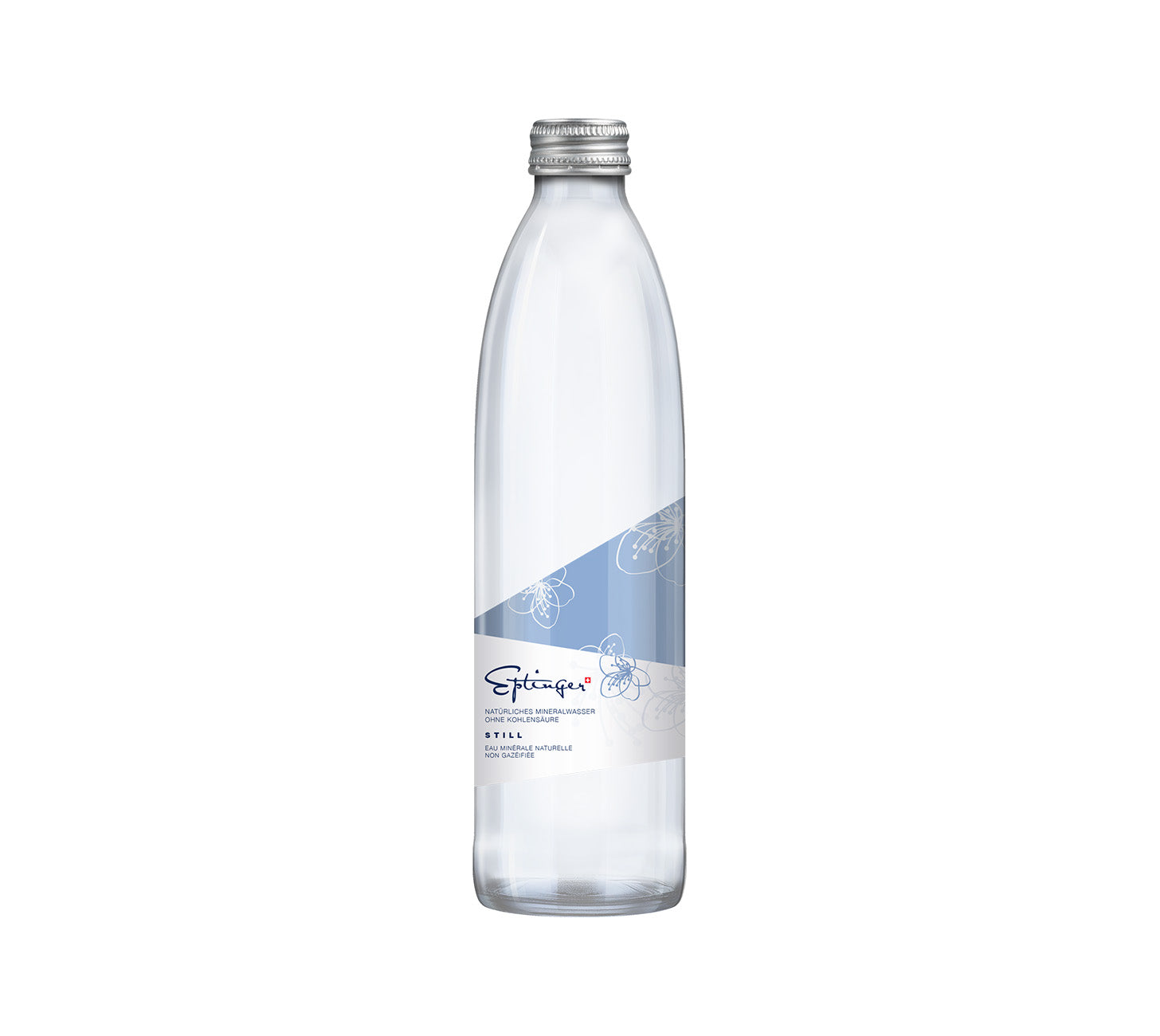 DE: Eptinger blau ohne Kohlensäure – Mineralwasser 100cl Flasche
FR: Eptinger bleu non gazeifie – eau minerale bouteille 100cl
IT: Eptinger blu naturale – acqua minerale bottiglia 100cl