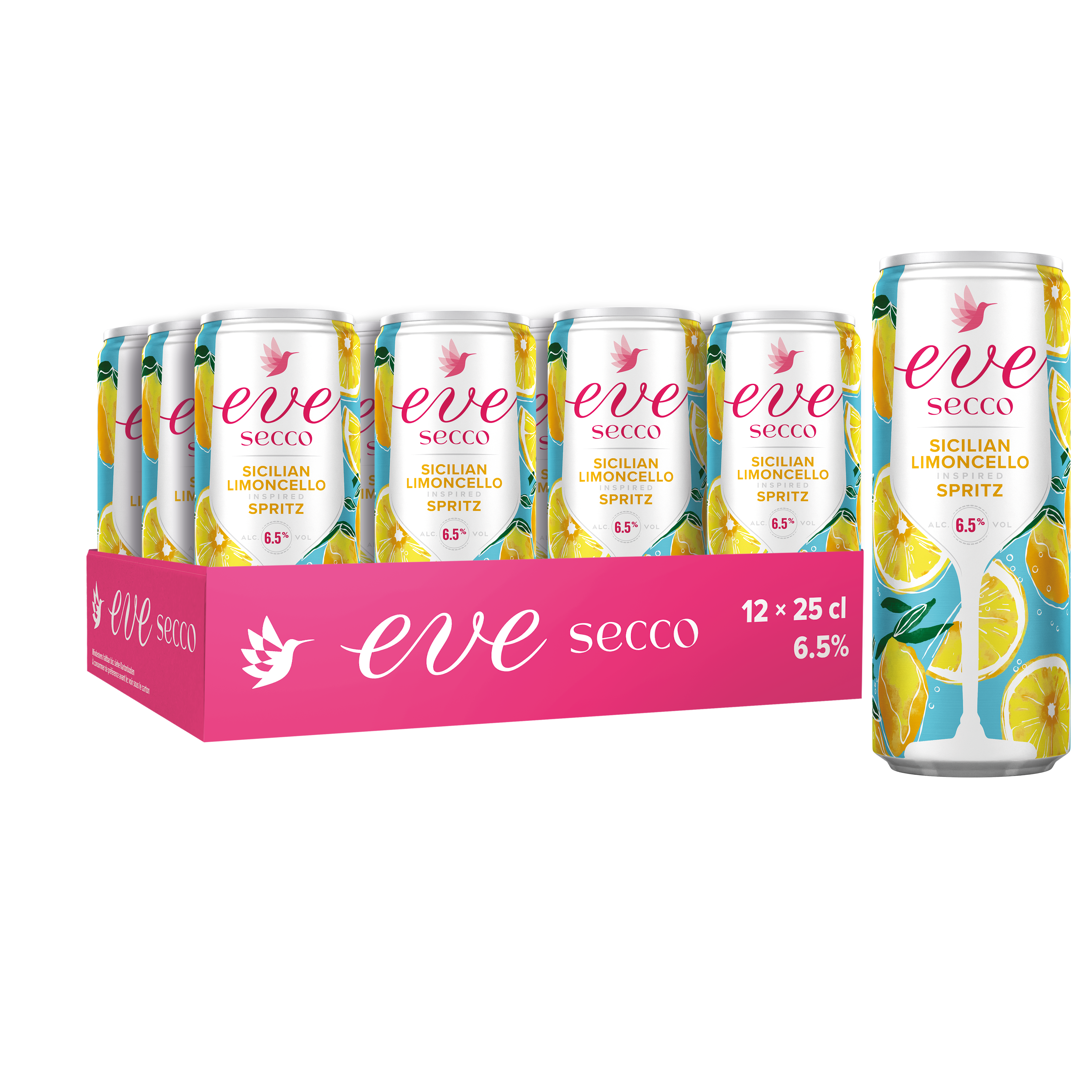 Eve Secco Limoncello Spritz Prosecco 25cl 12-Pack