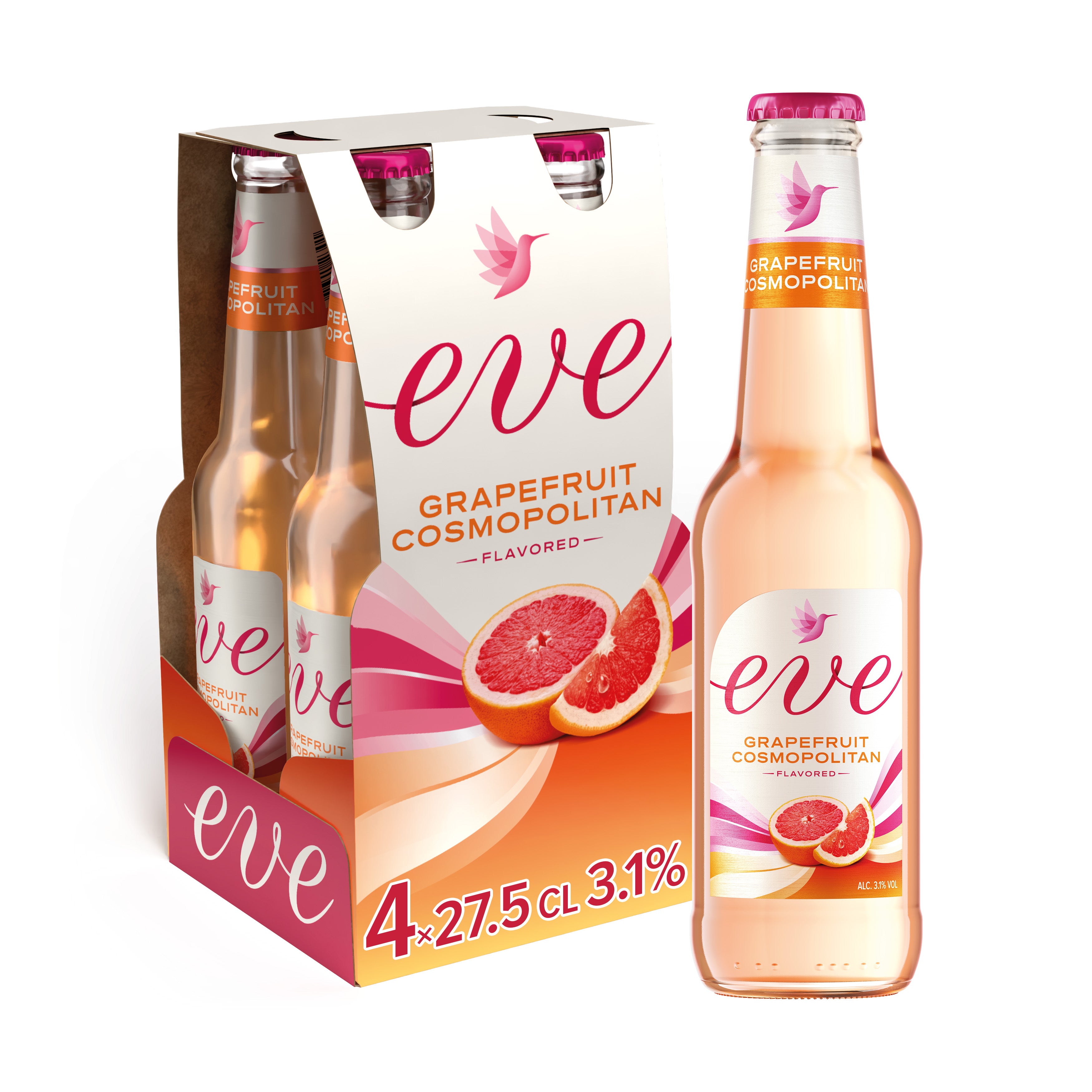 Bevanda mista alla birra Eve Grapefruit Cosmopolitan 27,5 cl confezione da 4