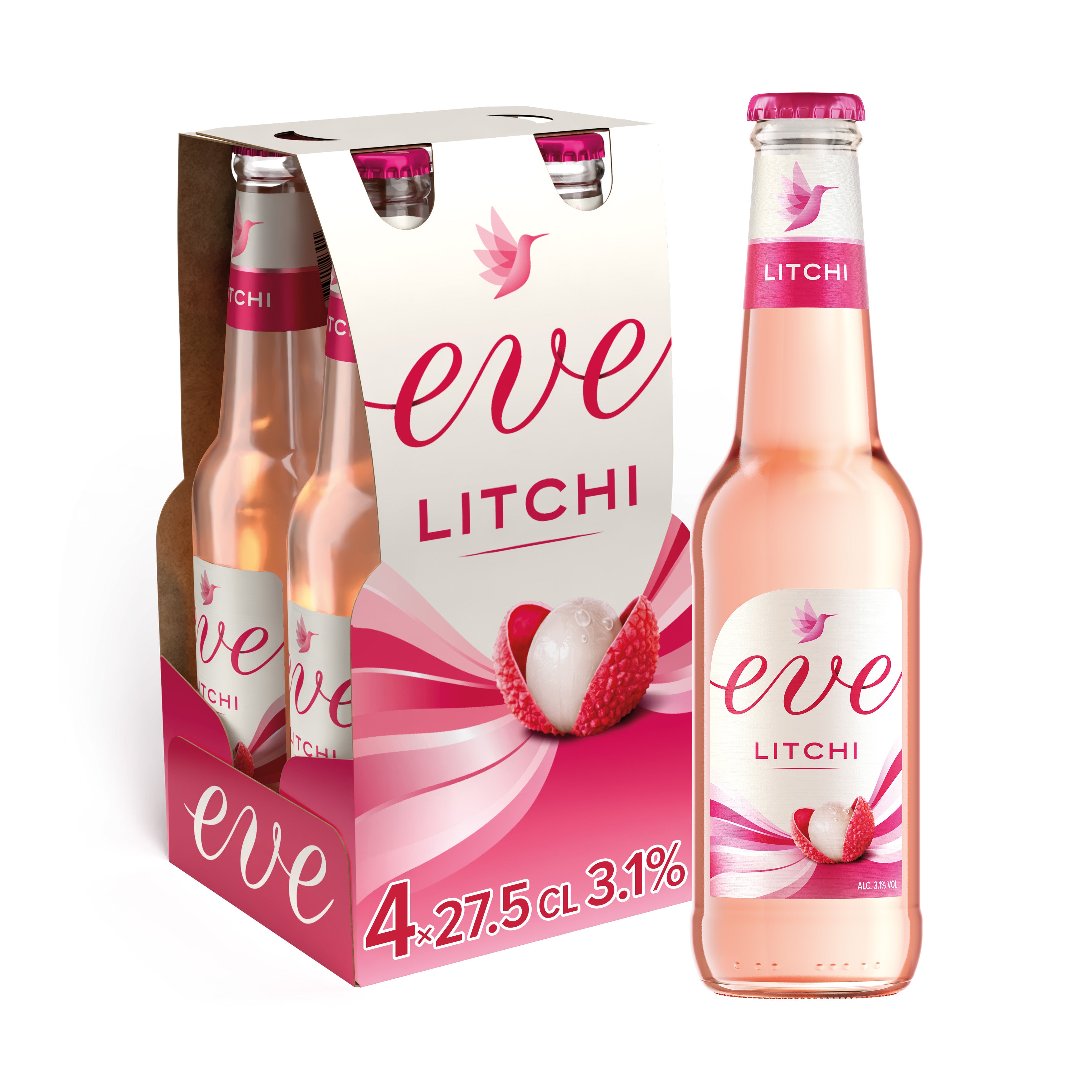 Eve Litchi Biermischgetränk 27.5cl 4-Pack