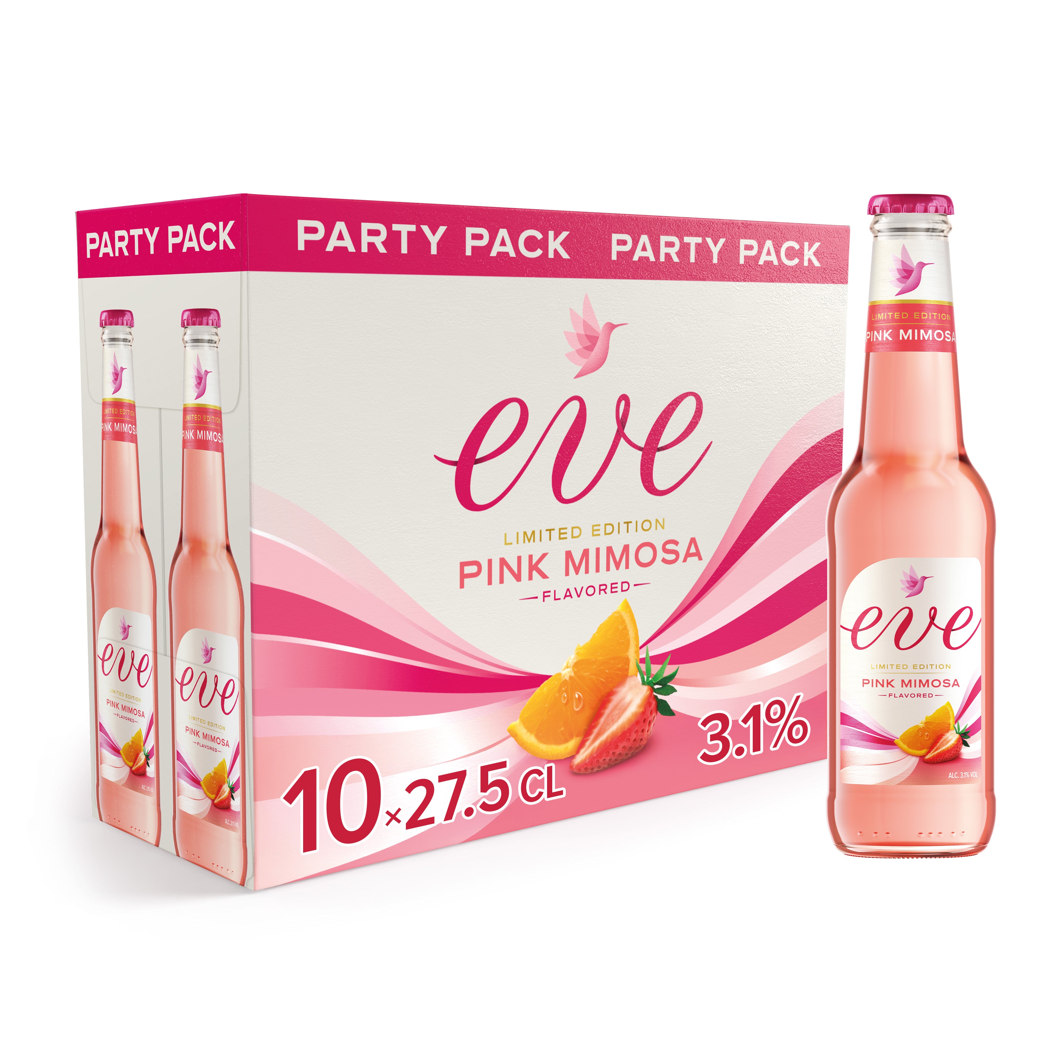 Eve Pink Mimosa Partypack Biermischgetränk 27.5cl 10-Pack