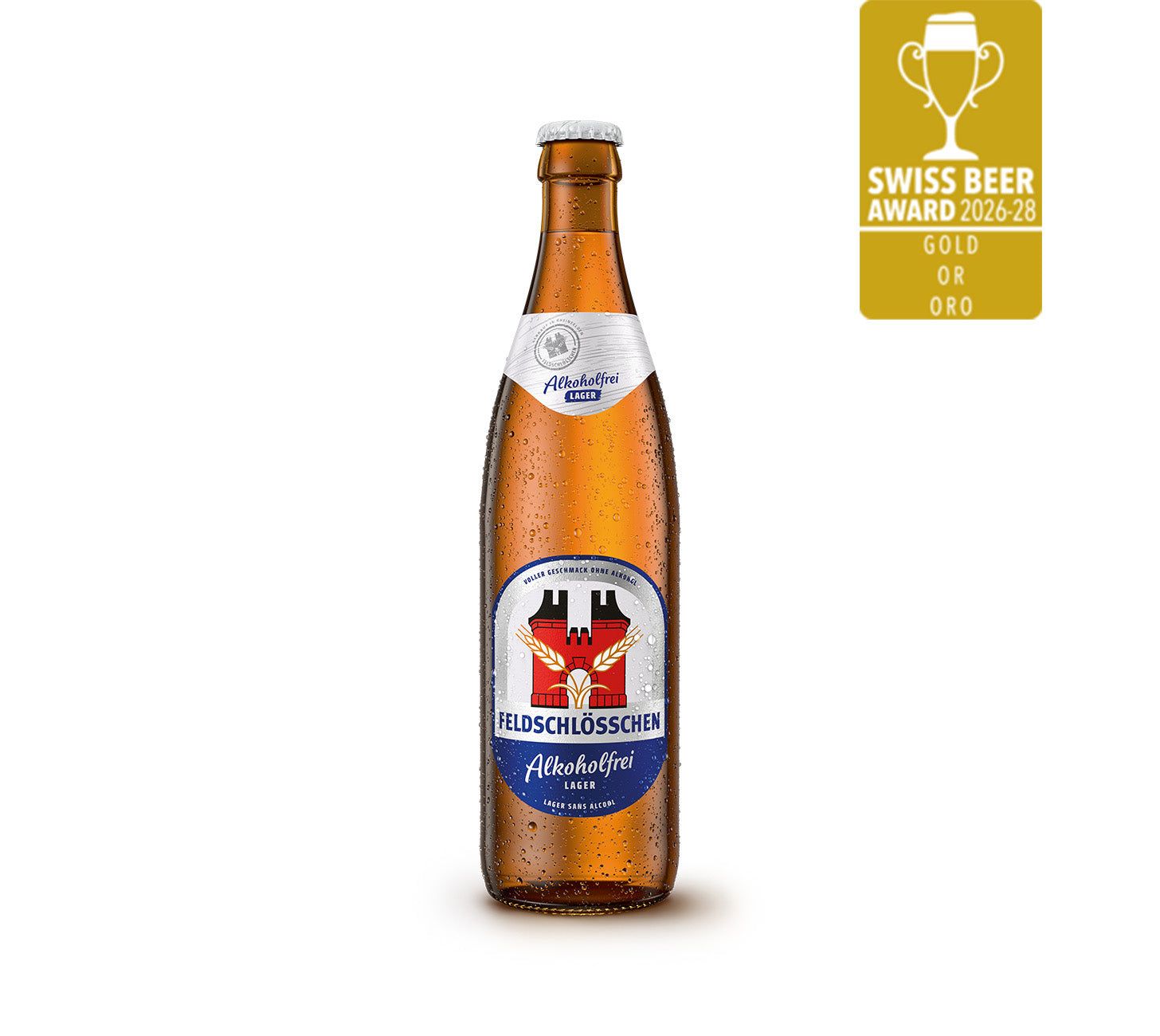 Feldschlösschen Bière blonde sans alcool 50 cl 20 carasses