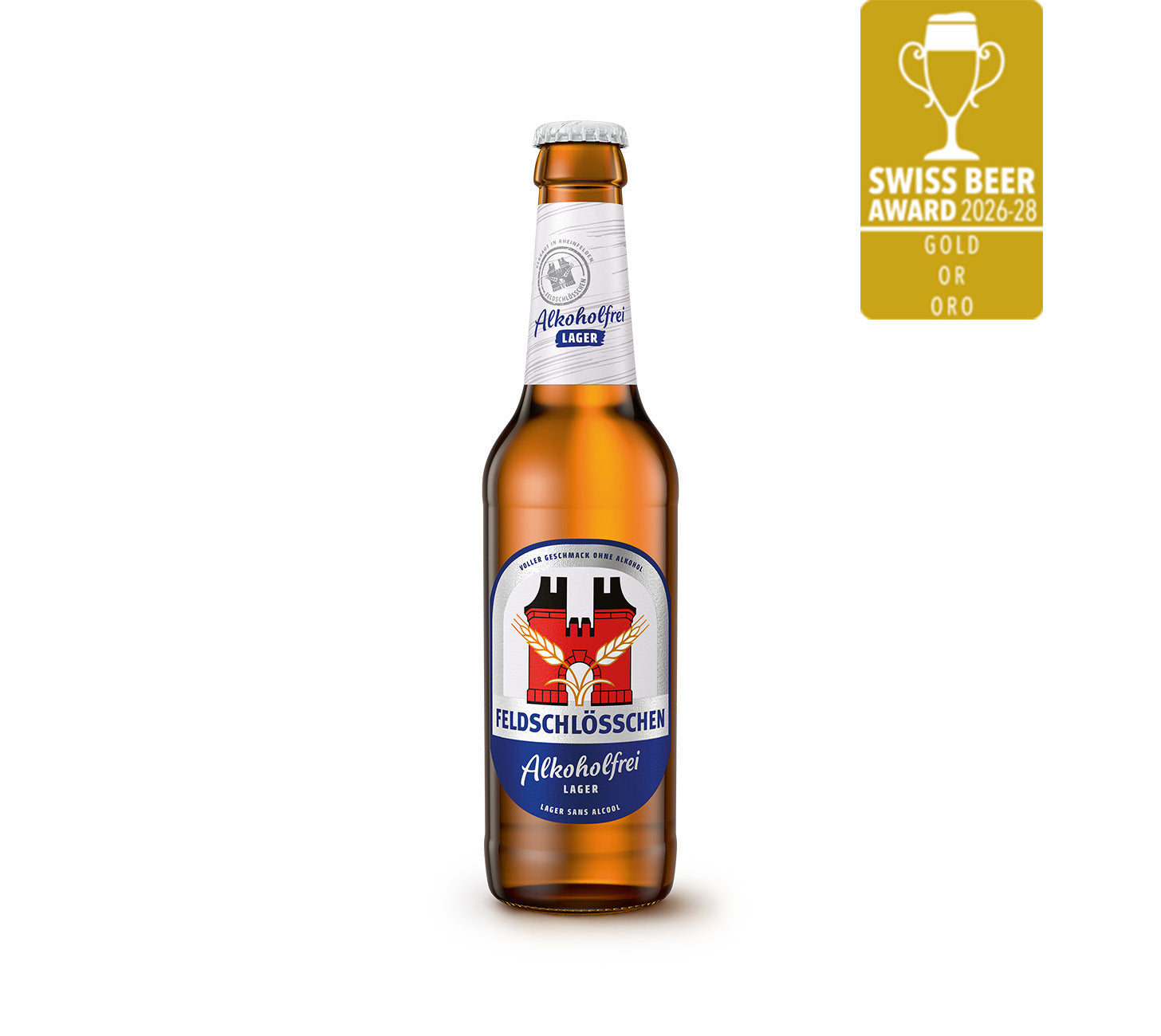 Feldschlösschen Bière blonde sans alcool 33 cl 24 cartons