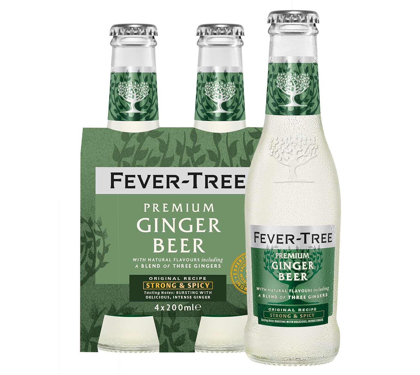 Fever-Tree Ginger Beer Softdrink 20cl 24-Pack