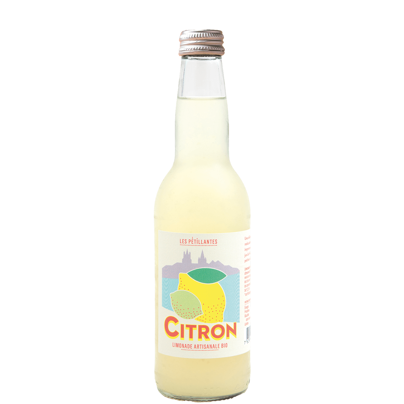 Limonata biologica Les Pètillantes Lemon &amp; Lime (33cl)