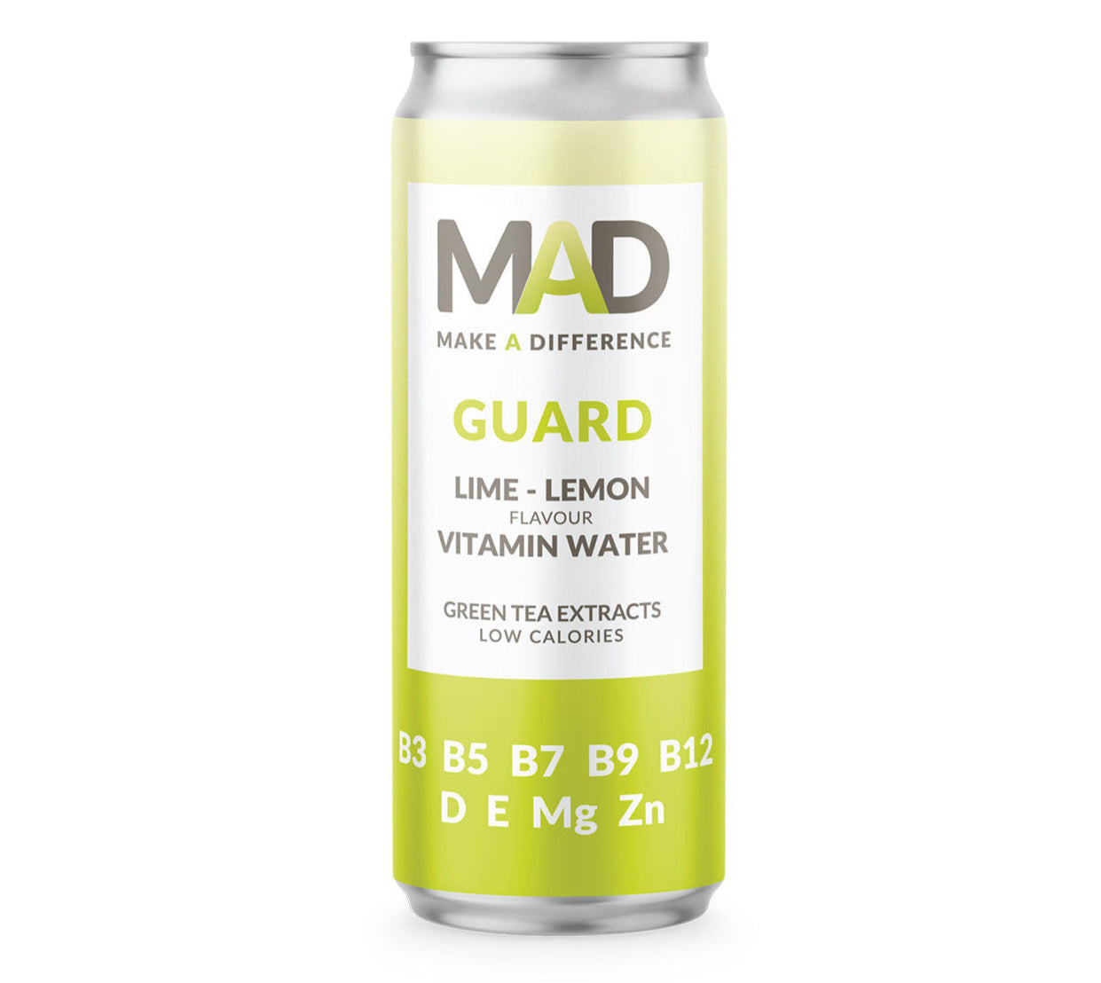 MAD GUARD Vitamin Water & Magnesium Lemon & Lime Sport & Wellnessgetränk 33cl 24-Pack