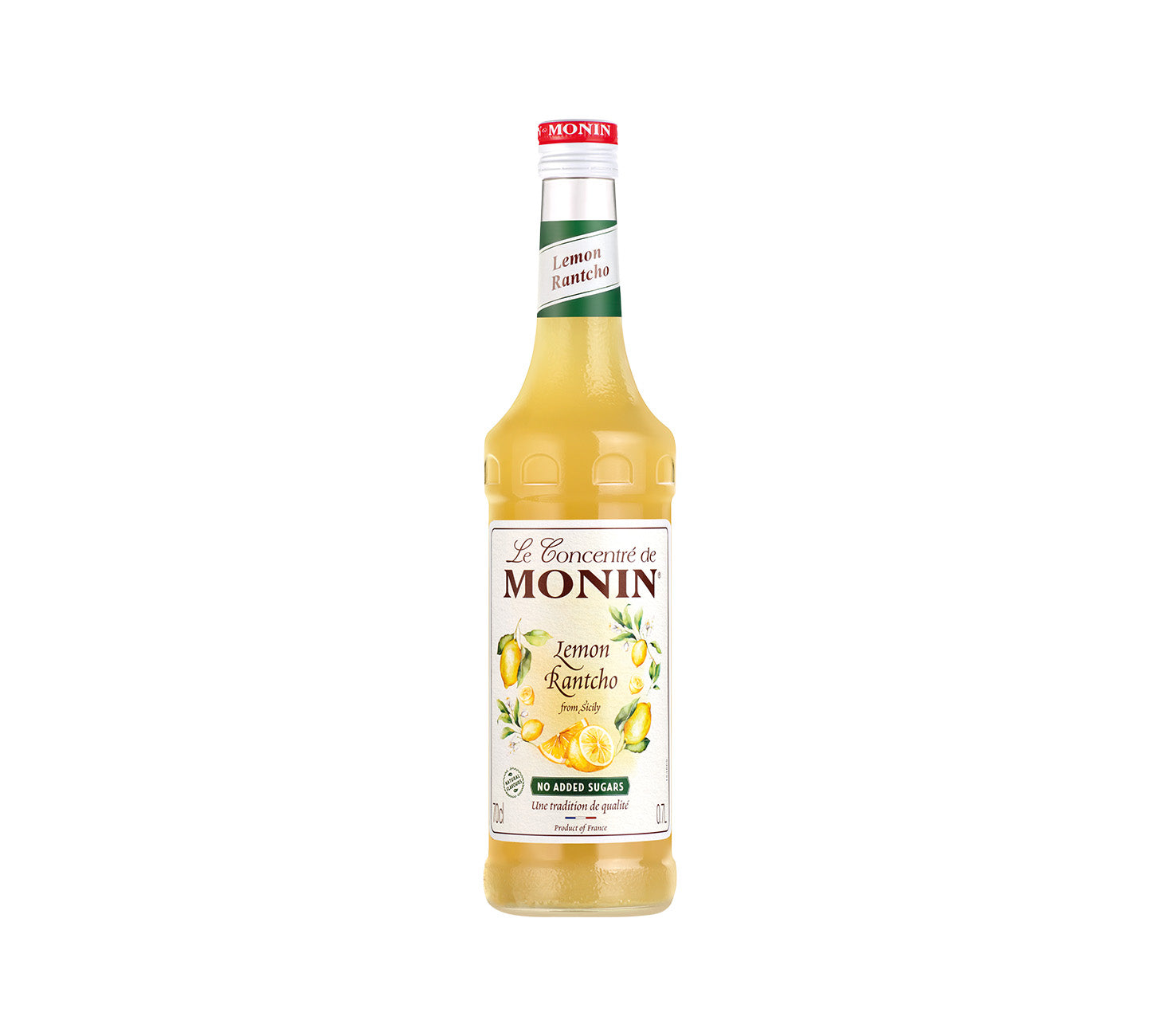 DE: Monin Lemon Rantcho – intensives Zitronenkonzentrat ohne Zuckerzusatz, perfekt für Cocktails, Limonaden, Tees oder Desserts. Bringt dir frische Zitrusnote in jede Kreation.
Keywords: monin, lemon-rantcho, zitronenkonzentrat, zuckerfrei, frisch

FR: Monin Lemon Rantcho – concentré de citron intense sans sucres ajoutés, idéal pour cocktails, limonades, thés ou desserts. Apporte une touche d’agrumes fraîche.
Keywords: monin, lemon-rantcho, concentré-de-citron, sans-sucre, frais

IT: Monin Lemon Rantcho – c