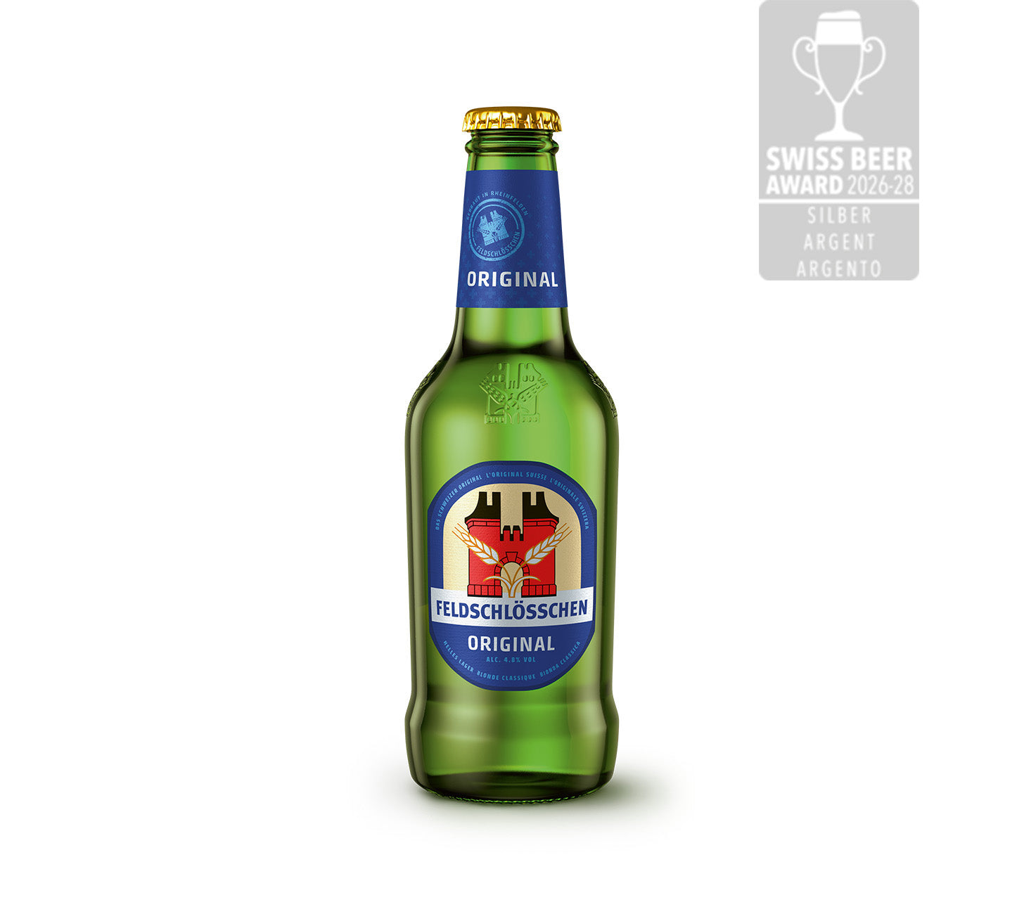 Bière Feldschlösschen Original 33 cl, pack de 10