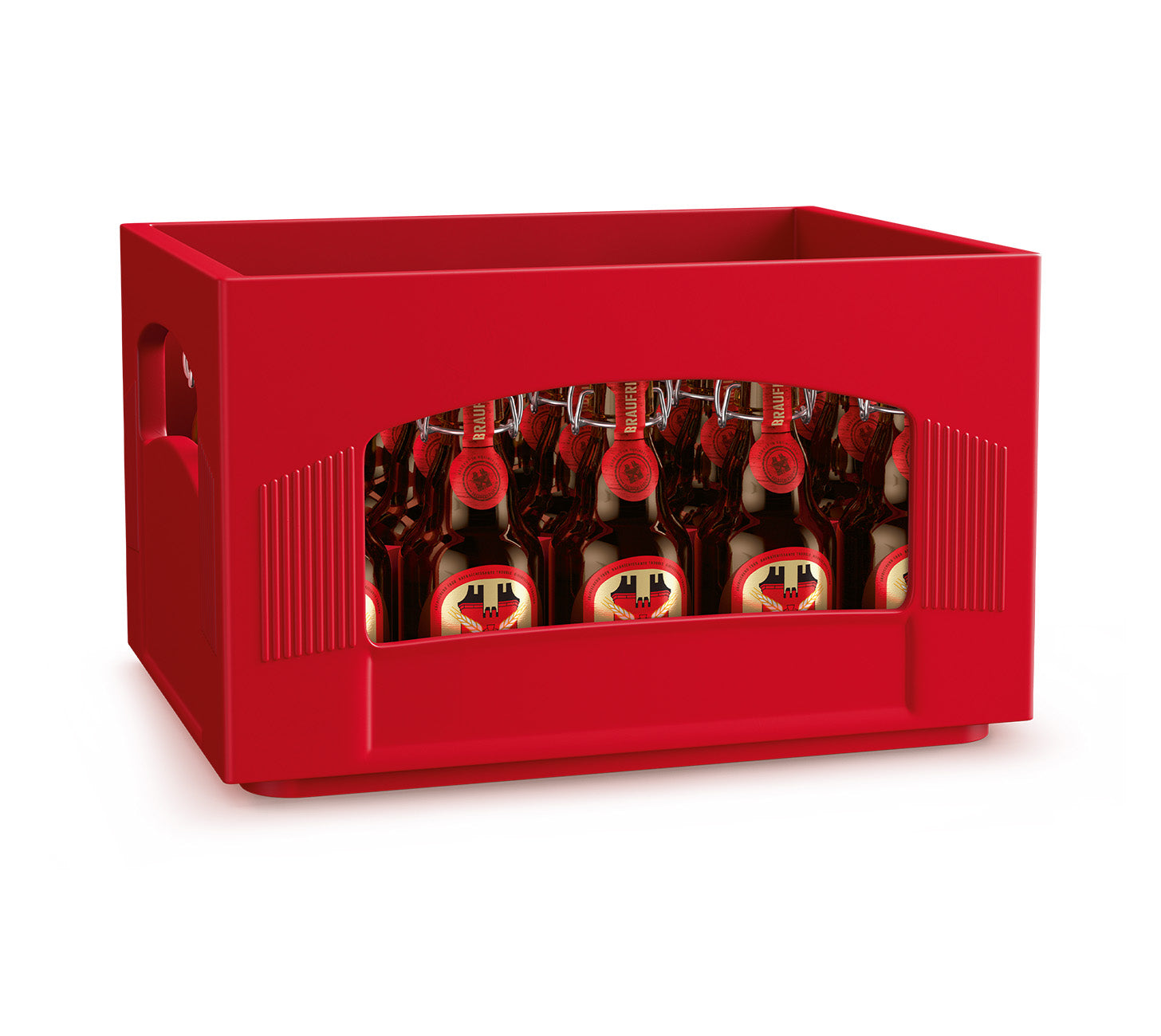 DE: Feldschloesschen Braufrisch Buegel Bier – Kellerbier, 20x33 cl Harasse

FR: Feldschloesschen Braufrisch Biere – biere de cave, caisse 20x33 cl bouteilles a mecanisme

IT: Feldschloesschen Braufrisch Birra – birra di cantina, cassa 20x33 cl bottiglie con tappo meccanico